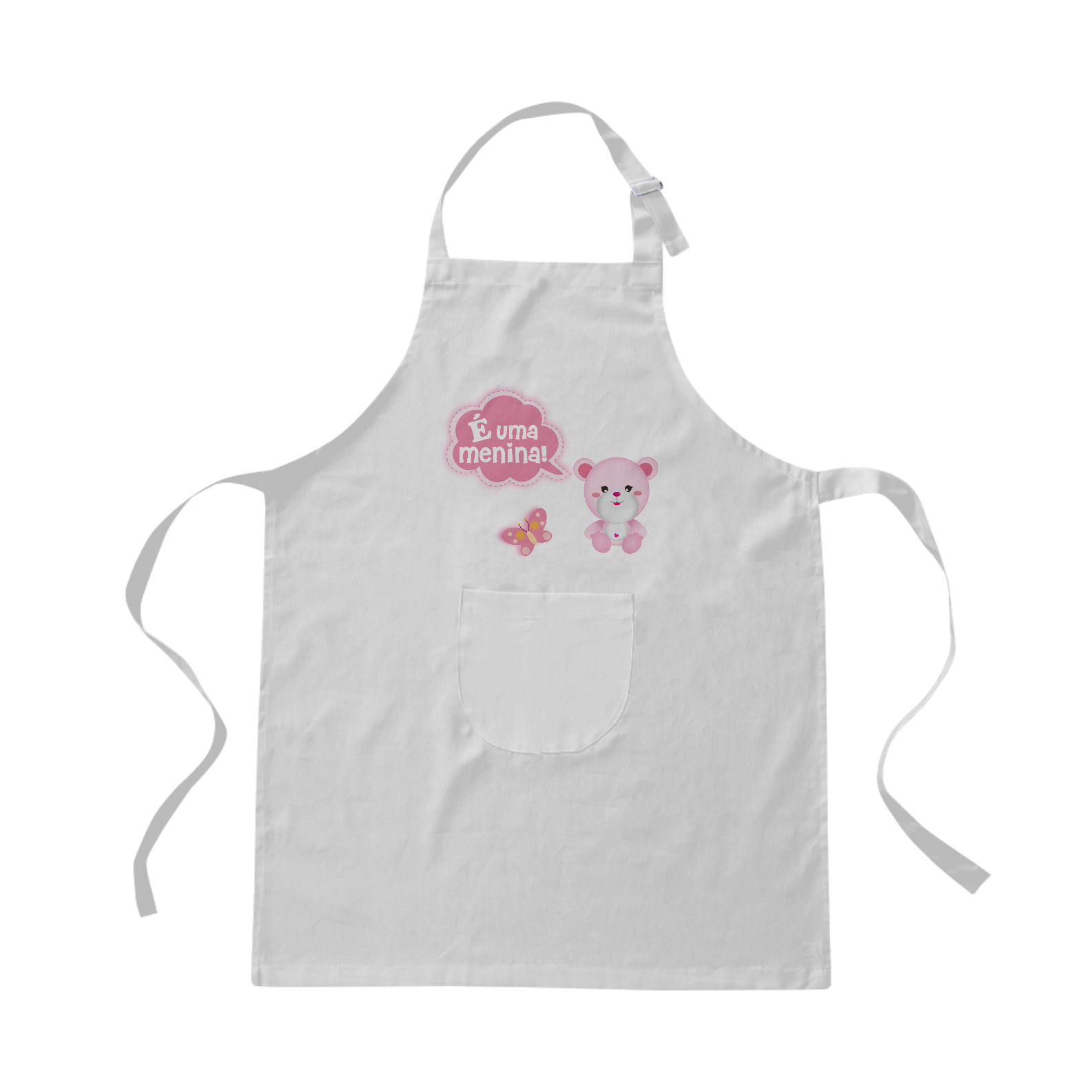 Nome do produto  É UMA MENINA - AVENTAL