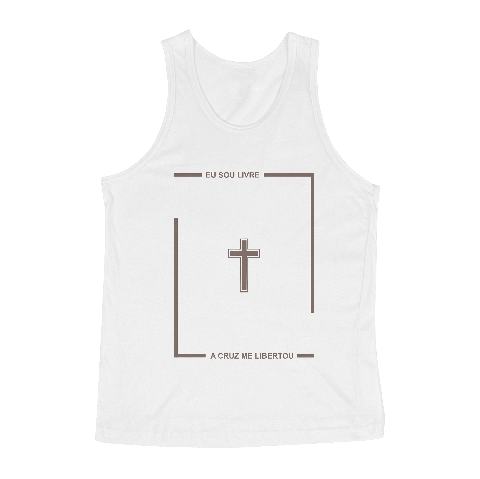 Nome do produto  REGATA - SOU LIVRE BRANCA