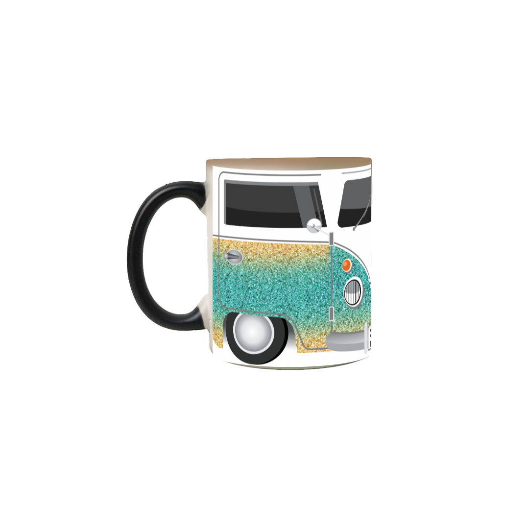 Nome do produto  KOMBI  2 - Caneca Mágica-COM DEUS TUDO É POSSÍVEL
