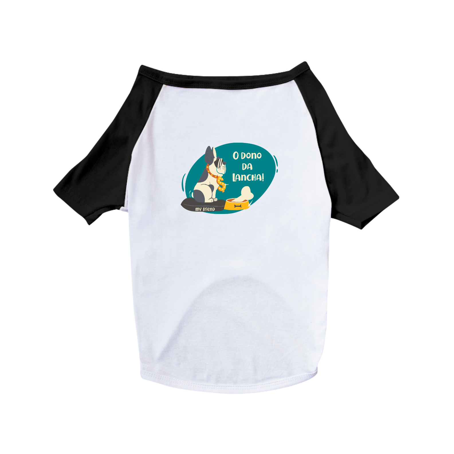 Nome do produto  ROUPINHA PET - O DONO DA LANCHA