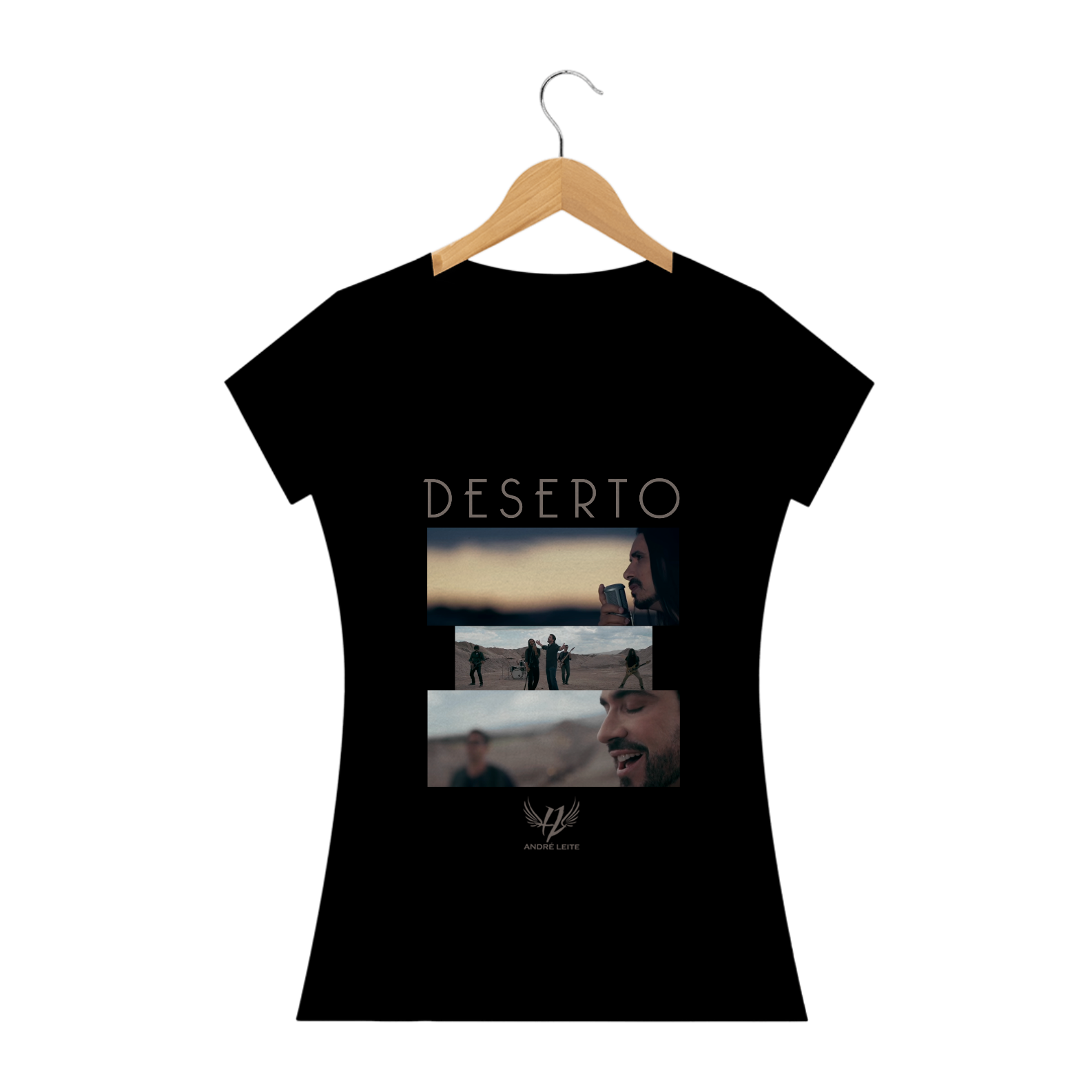 Nome do produto  Camiseta Feminina   do Clipe Deserto