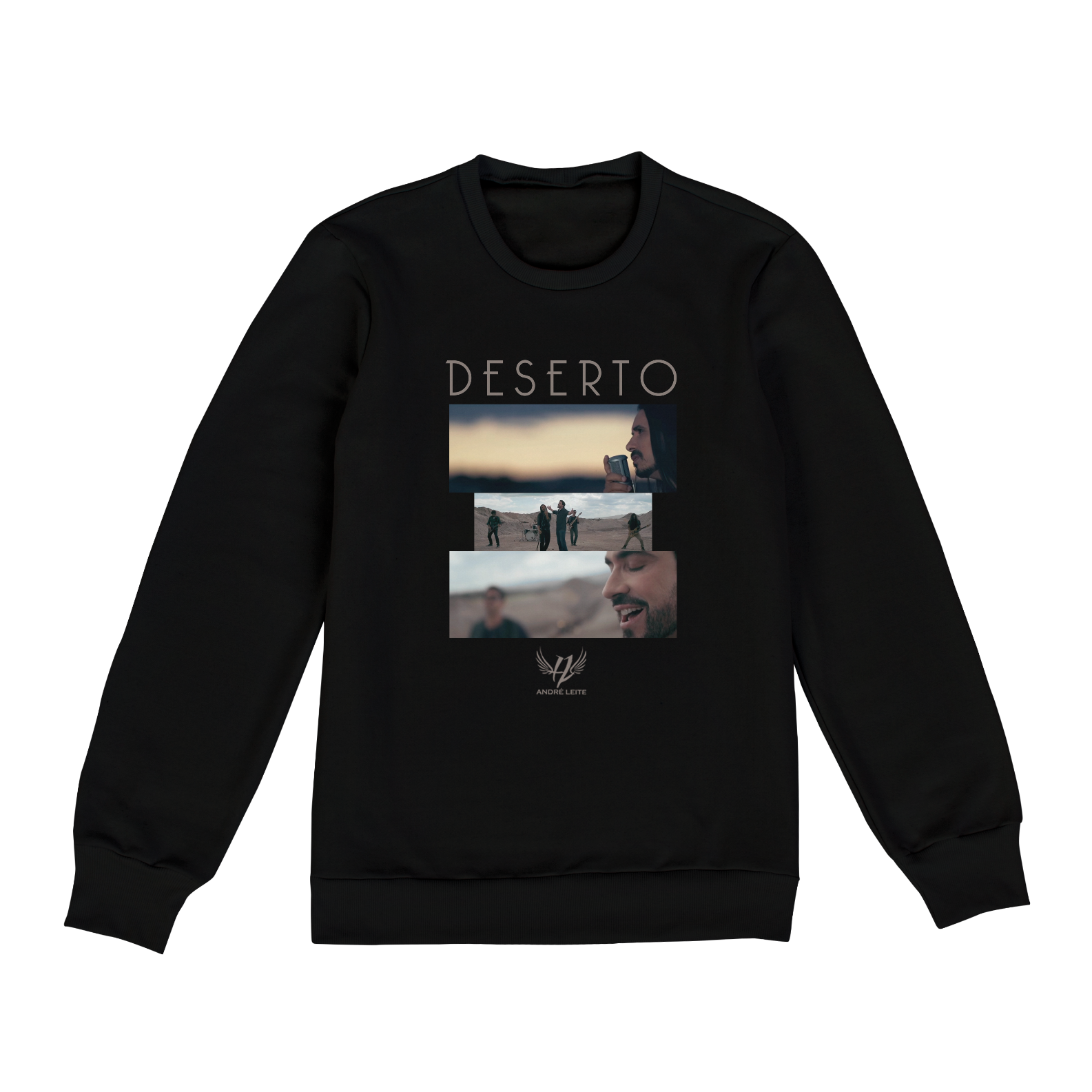 Nome do produto  Moleton do Clipe Deserto André Leite feat Padre Fábio (Unisex)