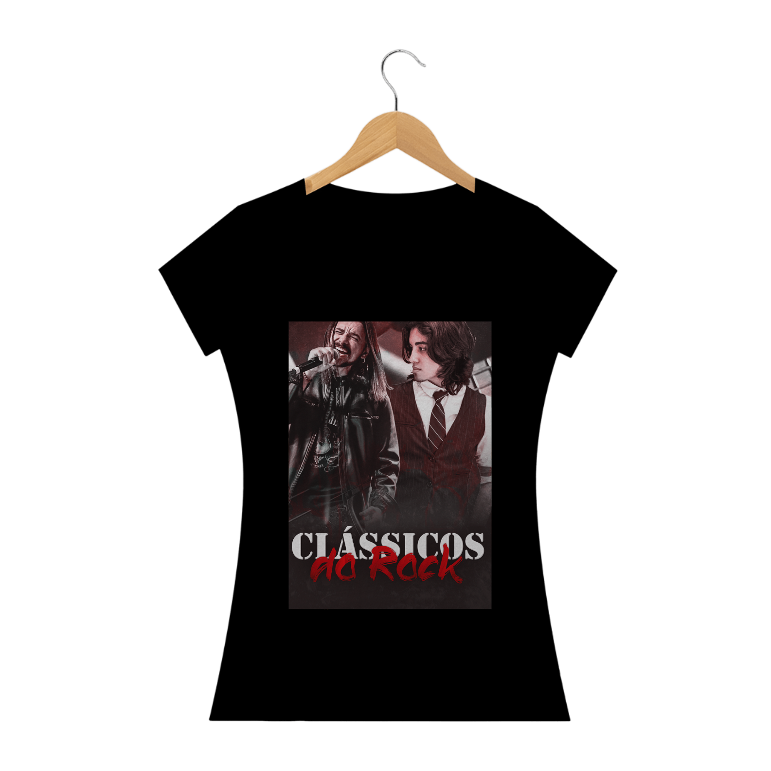 Nome do produto  Camisa Clássicos do Rock Feminina