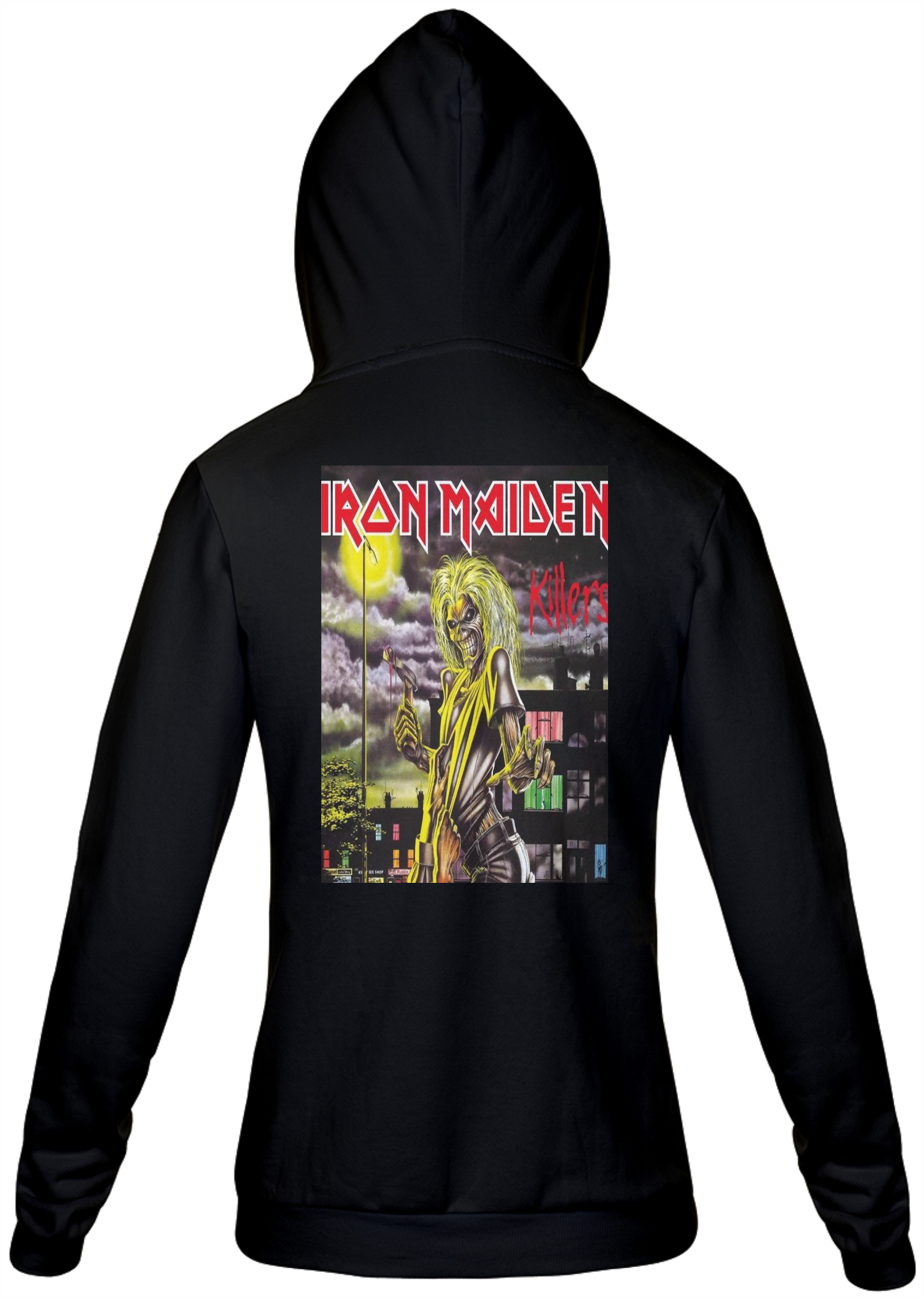 Moletom com Zíper Unissex Iron Maiden