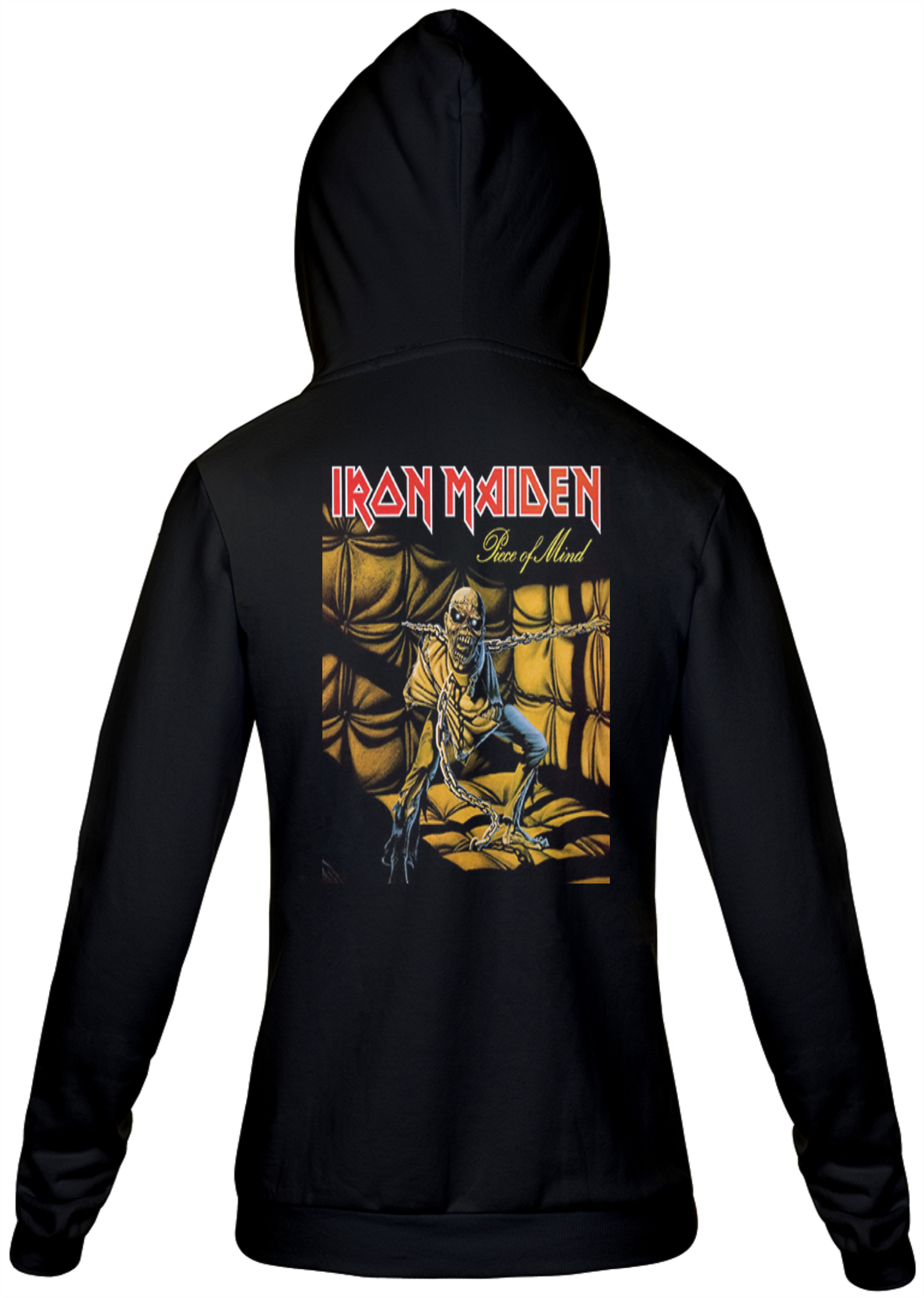 Moletom com Zíper Unissex Iron Maiden