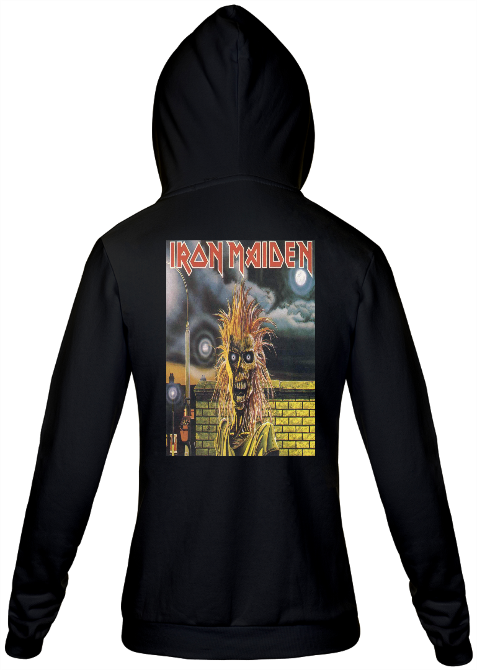 Moletom com Zíper Unissex Iron Maiden