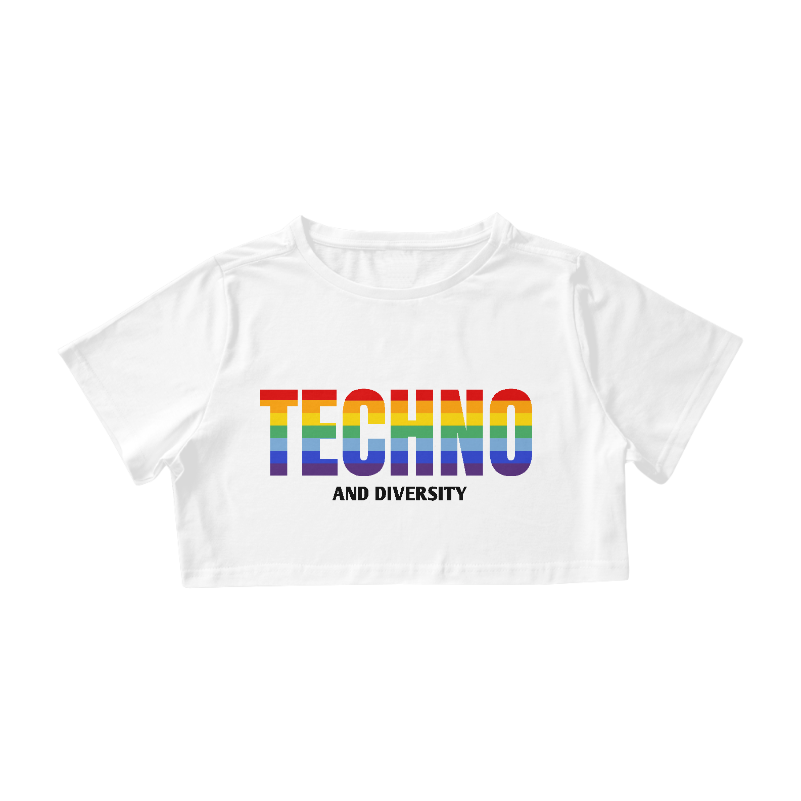 Nome do produto  Cropped Branco Techno Diversity
