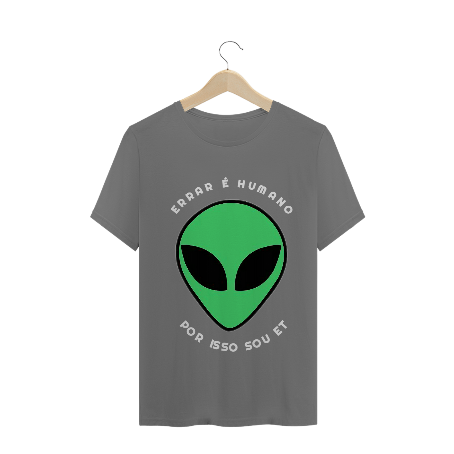 Nome do produto  Camiseta Alien frase