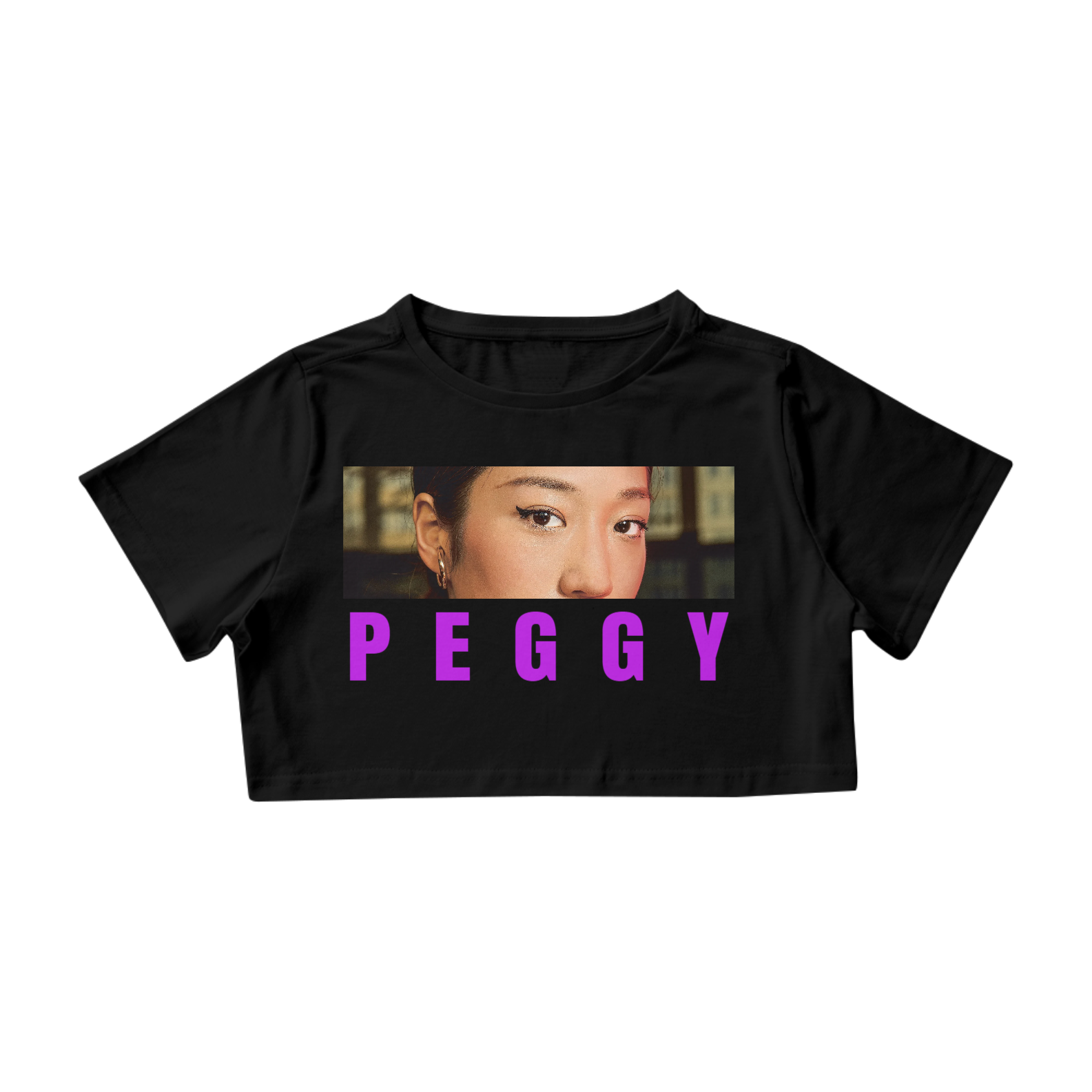 Nome do produto  Cropped Estampa Peggy Gou 