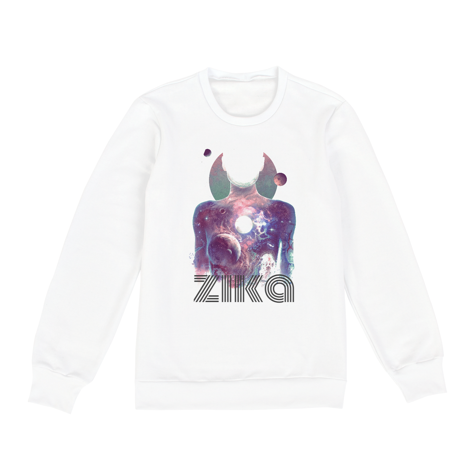 Moletom fechado branco - Cosmic