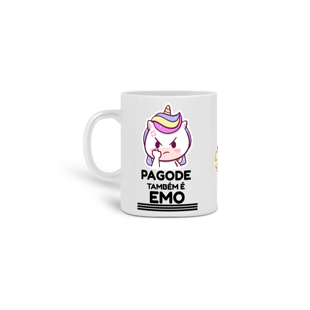 CANECA PAGODE TAMBÉM É EMO