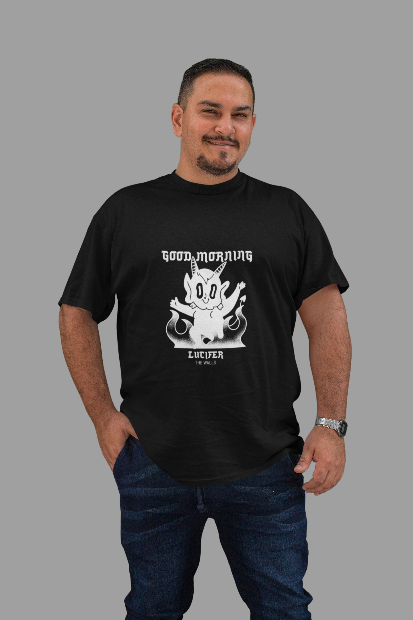 CAMISETA BOM DIA LUCIFER - KING SIZE