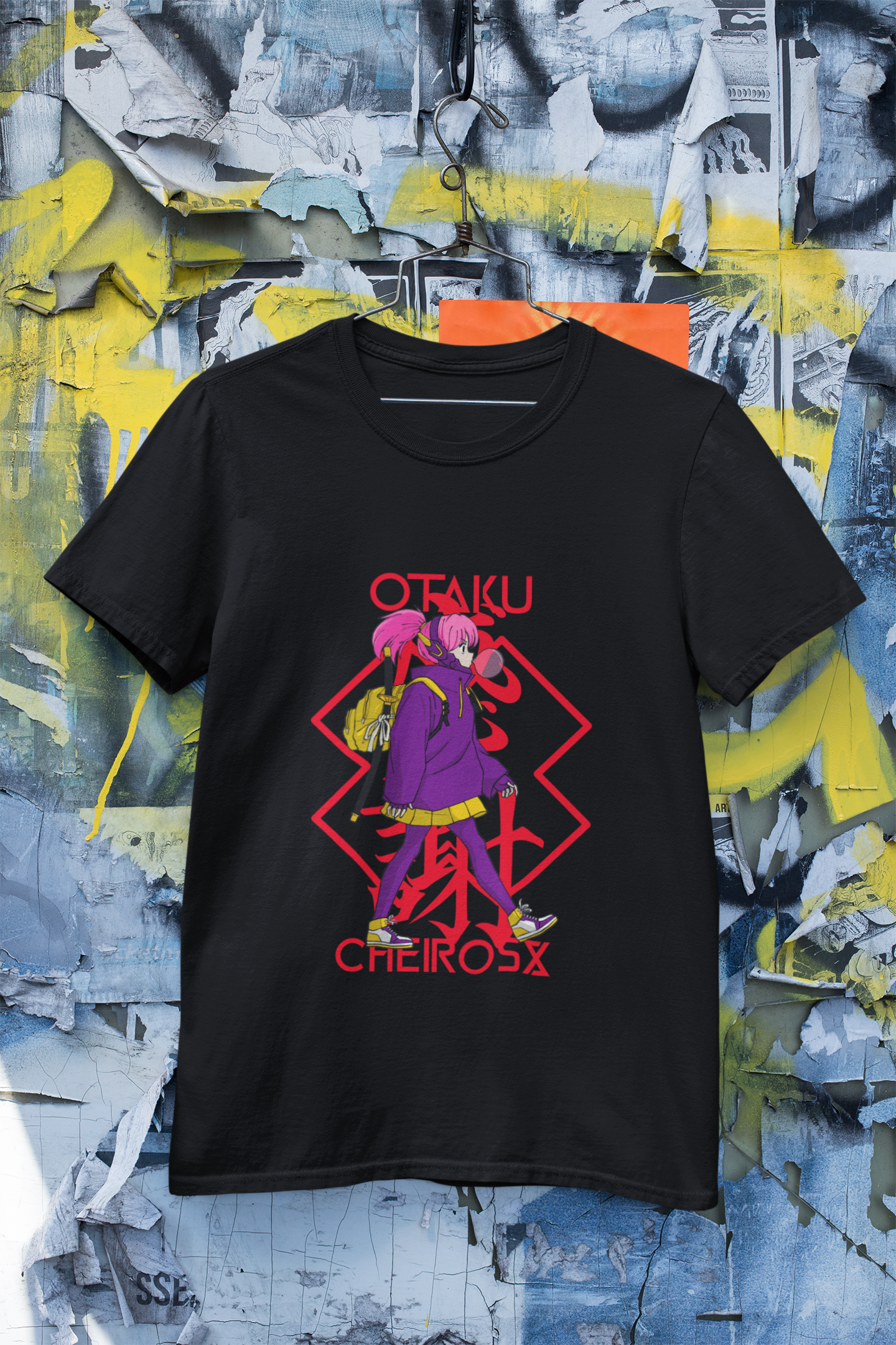 CAMISETA OTAKU CHEIROSX