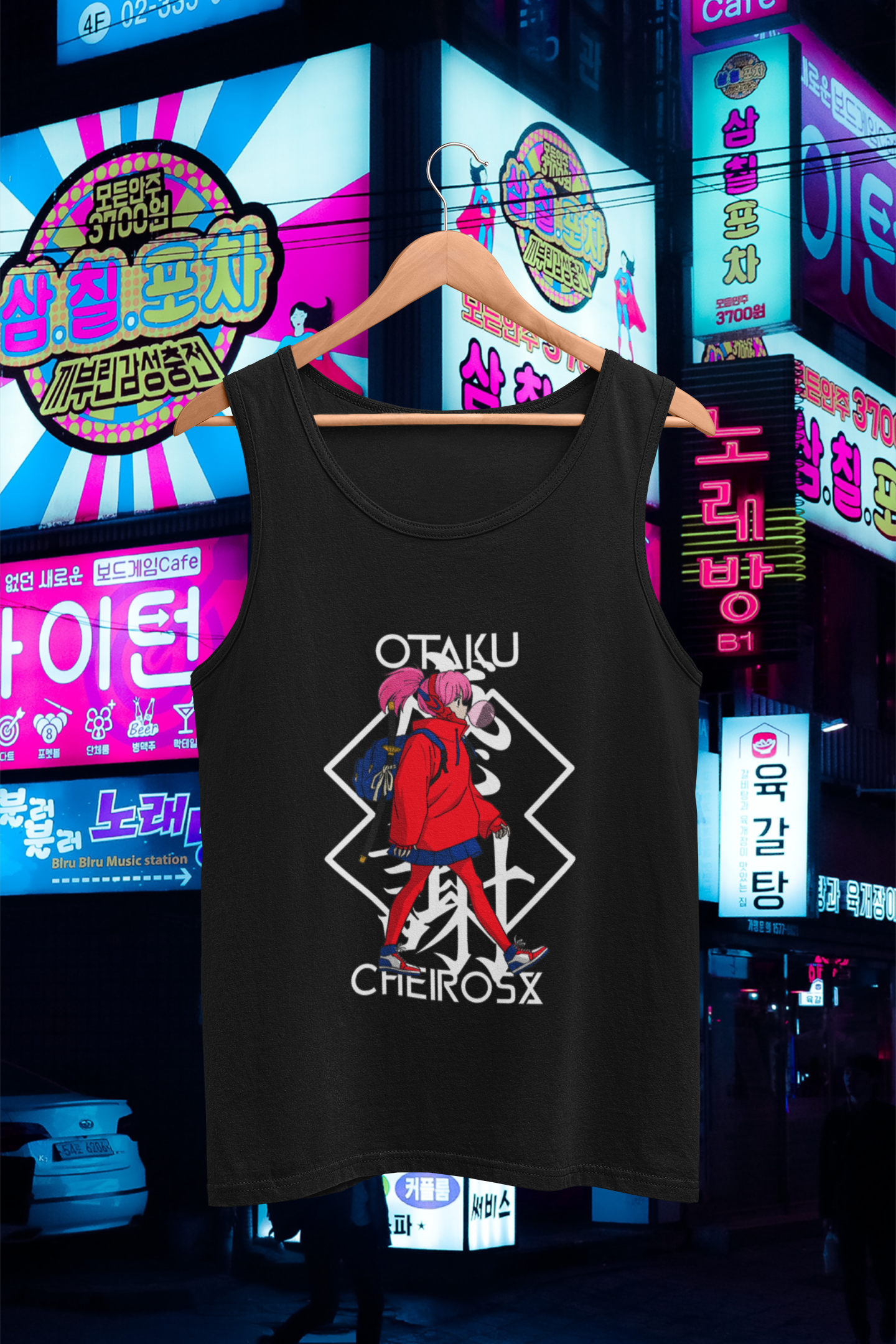 CAMISETA REGATA OTAKU CHEIROSX