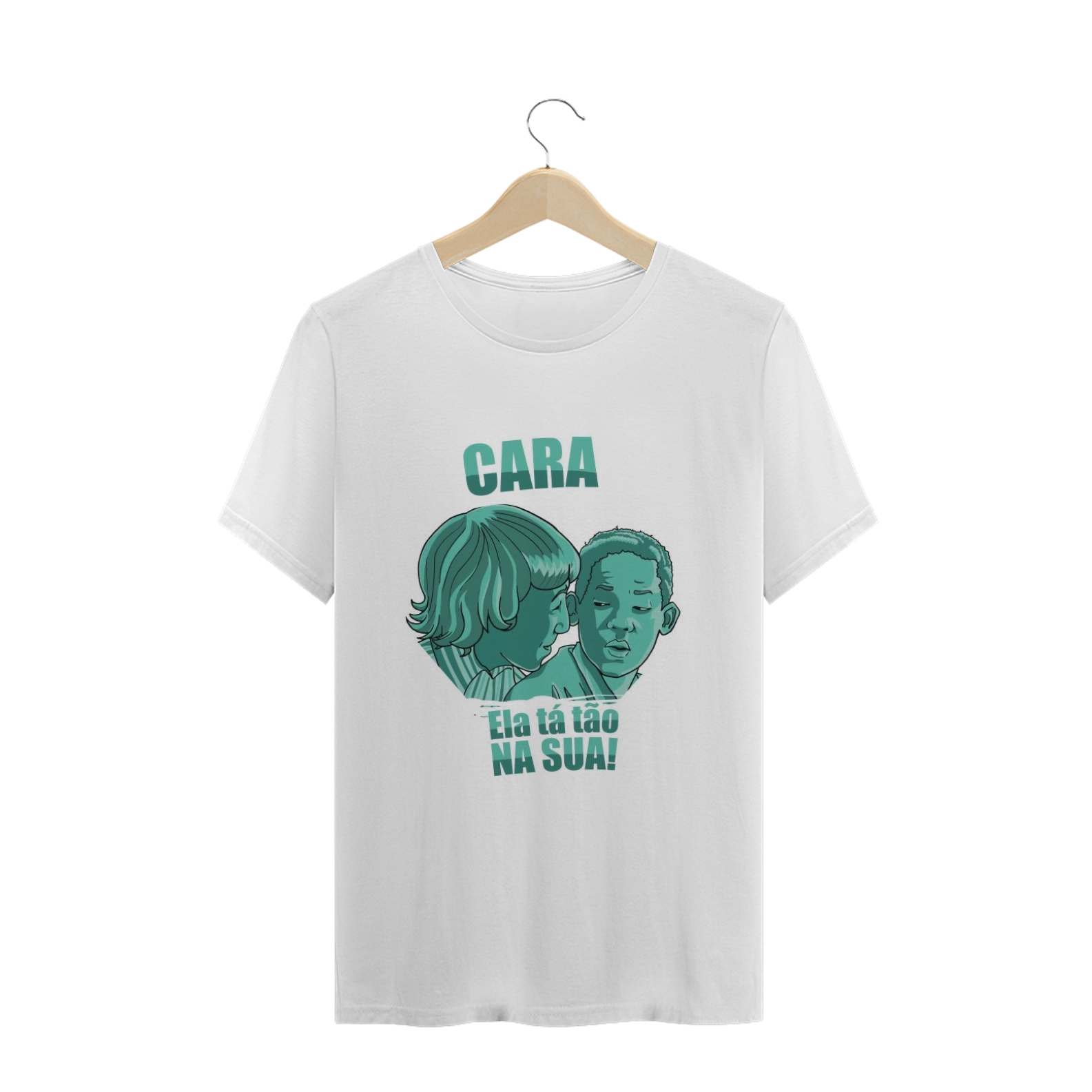 Nome do produto  T-Shirt PRIME ▸ Cara, ela tá tão na sua