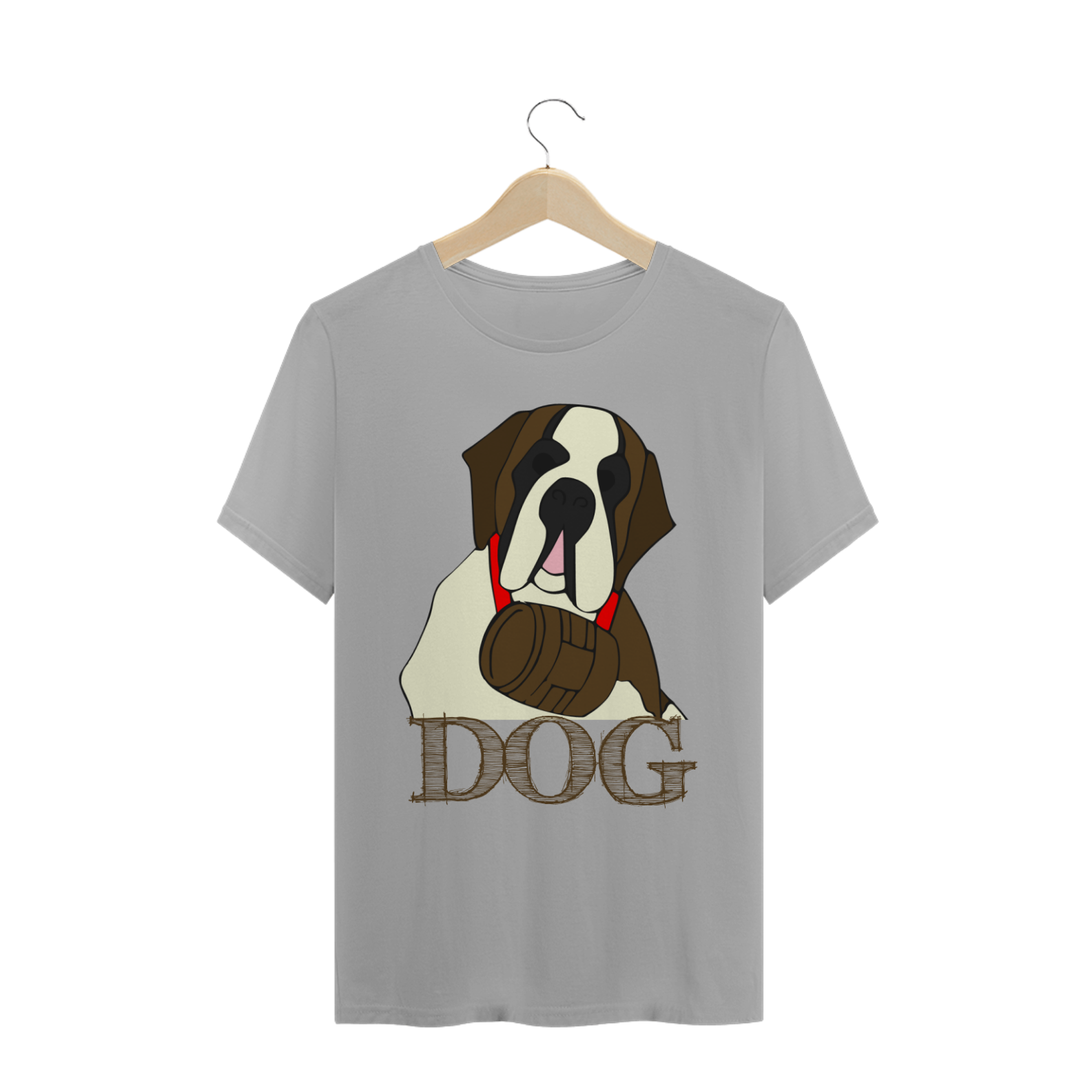Camiseta Masculina Cachorro