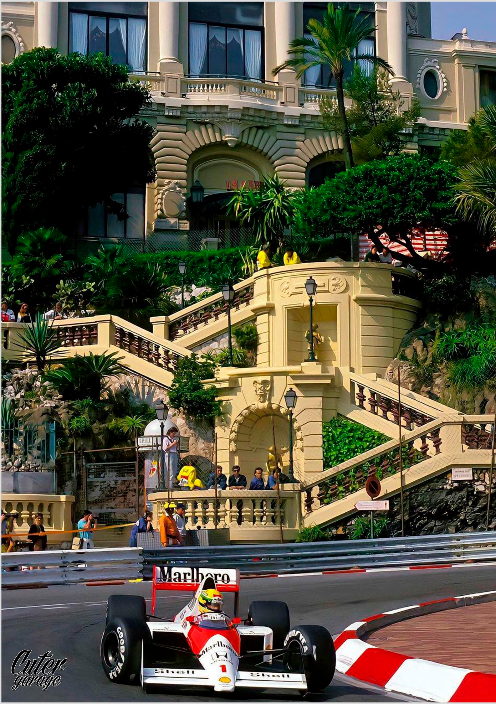 Poster Senna Mônaco A2