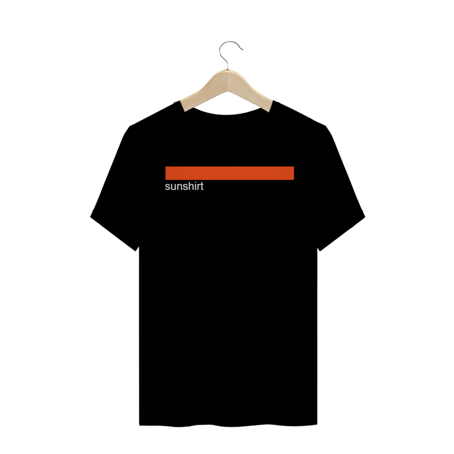Nome do produto  Black Shirt Line orange
