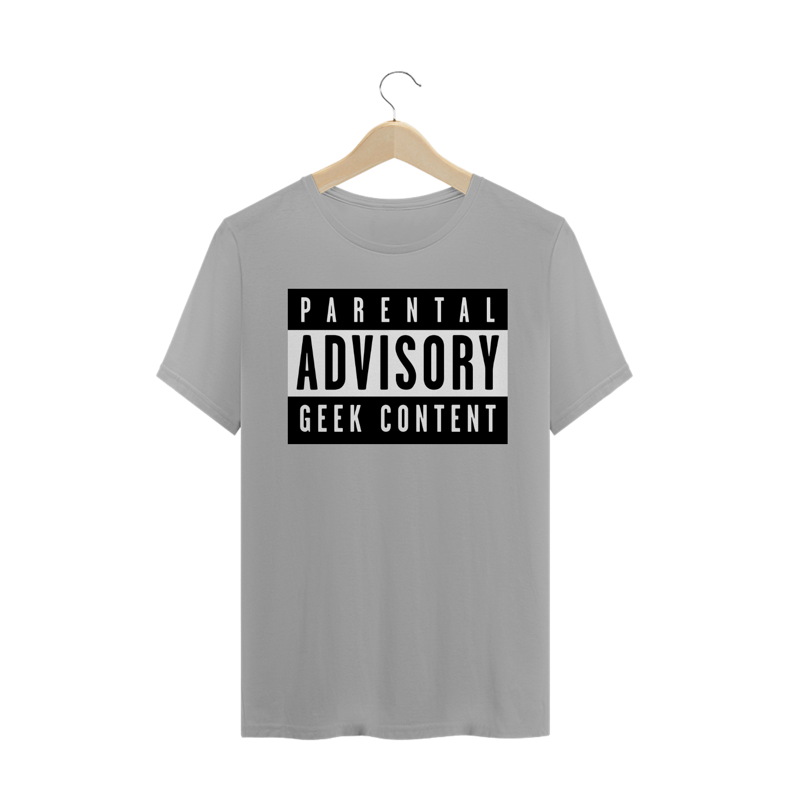 Nome do produto: T-Shirt Parental Advisory Geek