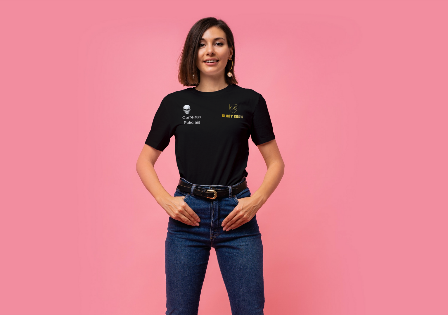 camiseta feminina Carreiras Policiais