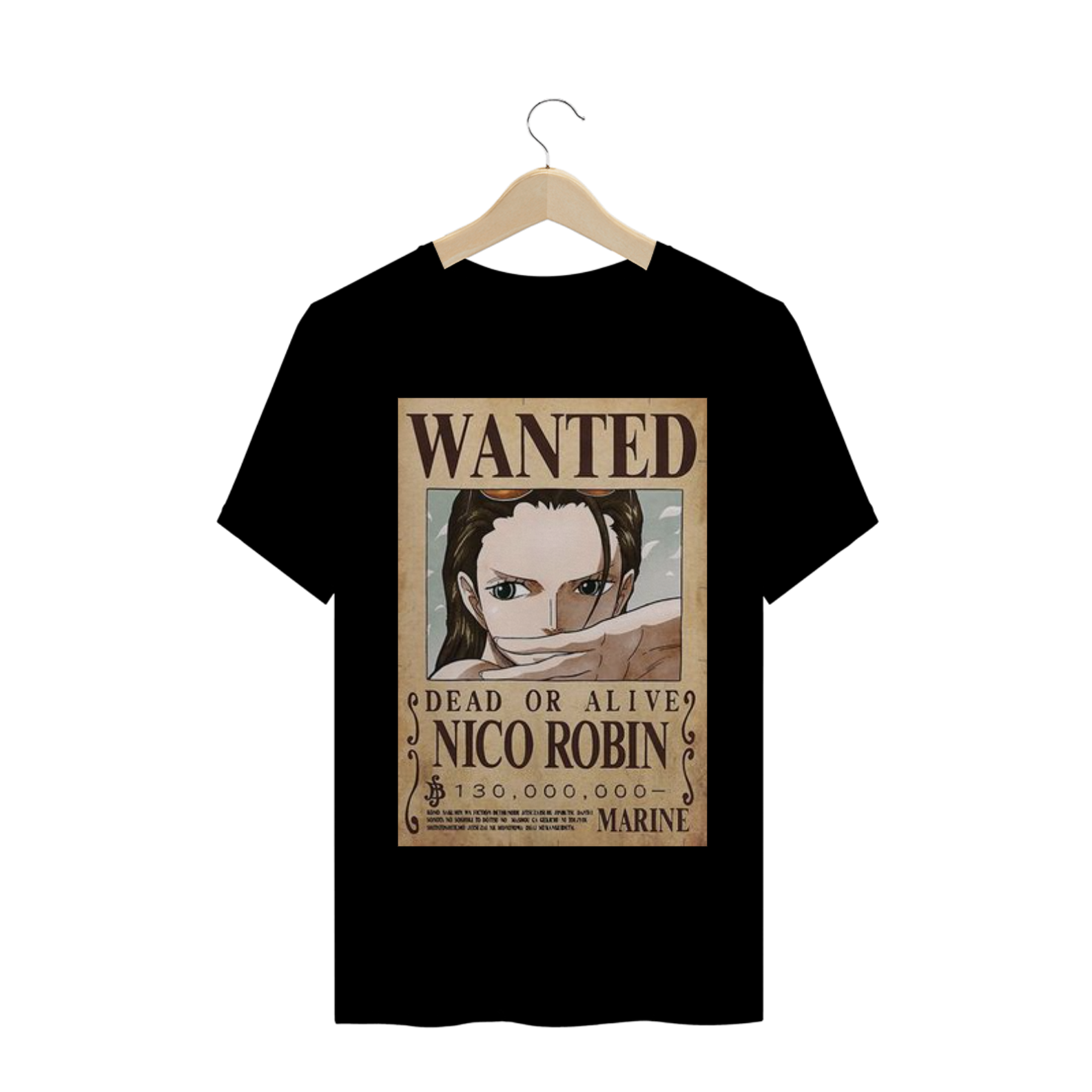 Nome do produto: Camisa T-shirt ONE PIECE - NICO ROBIN
