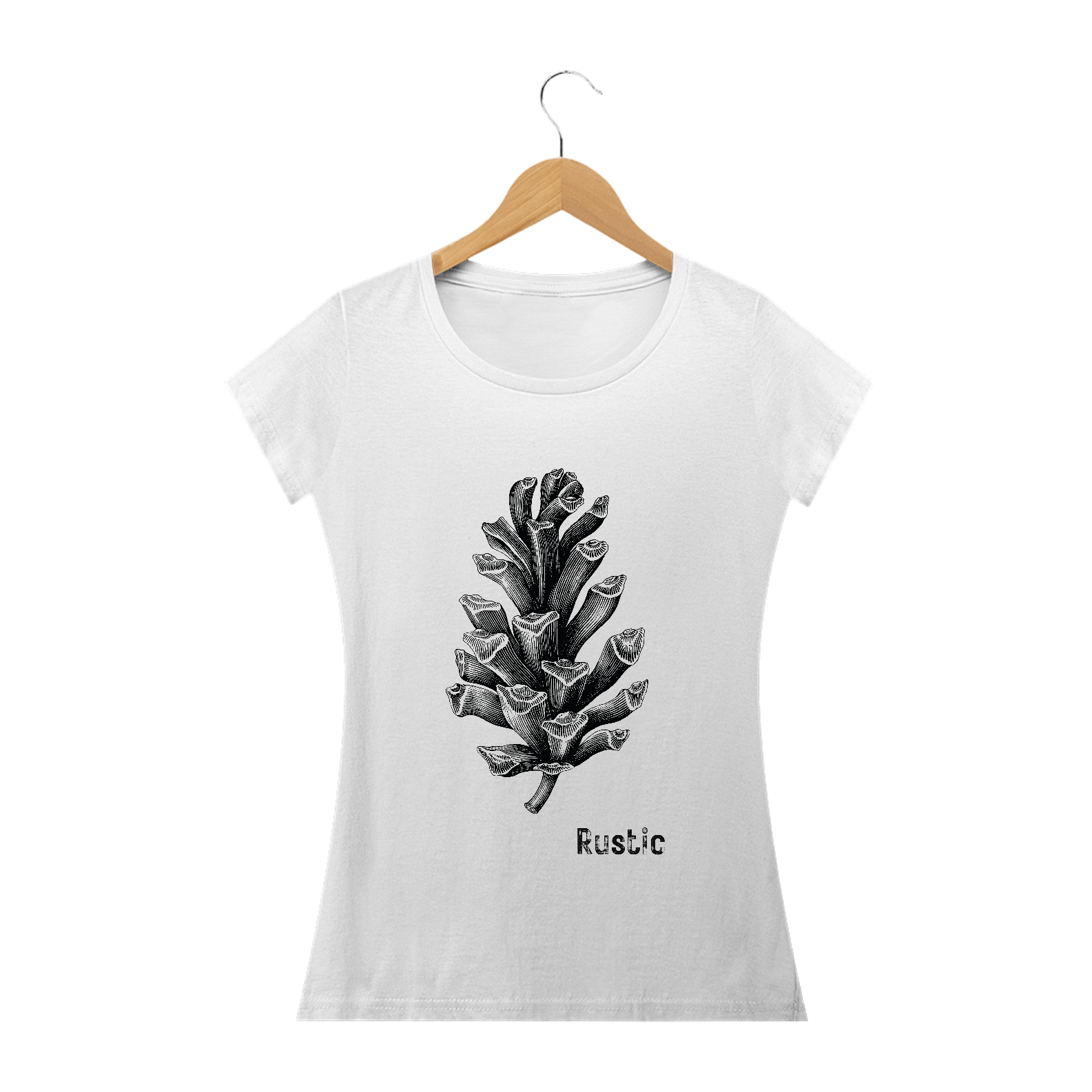 Nome do produto  Camisa Feminina Pinho Branca