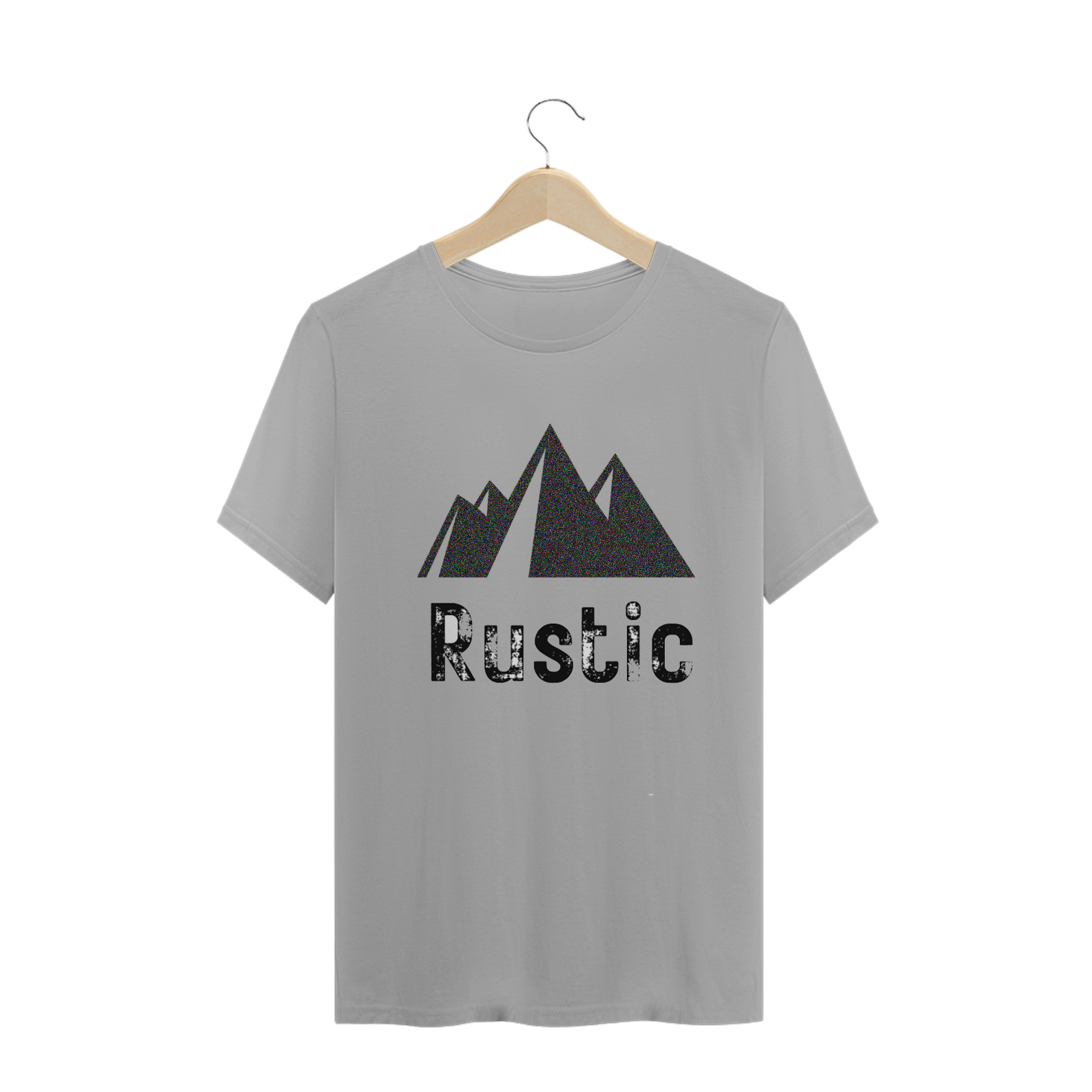 Nome do produto  Camisa Masculina Montanha Rustic Branca / Cinza