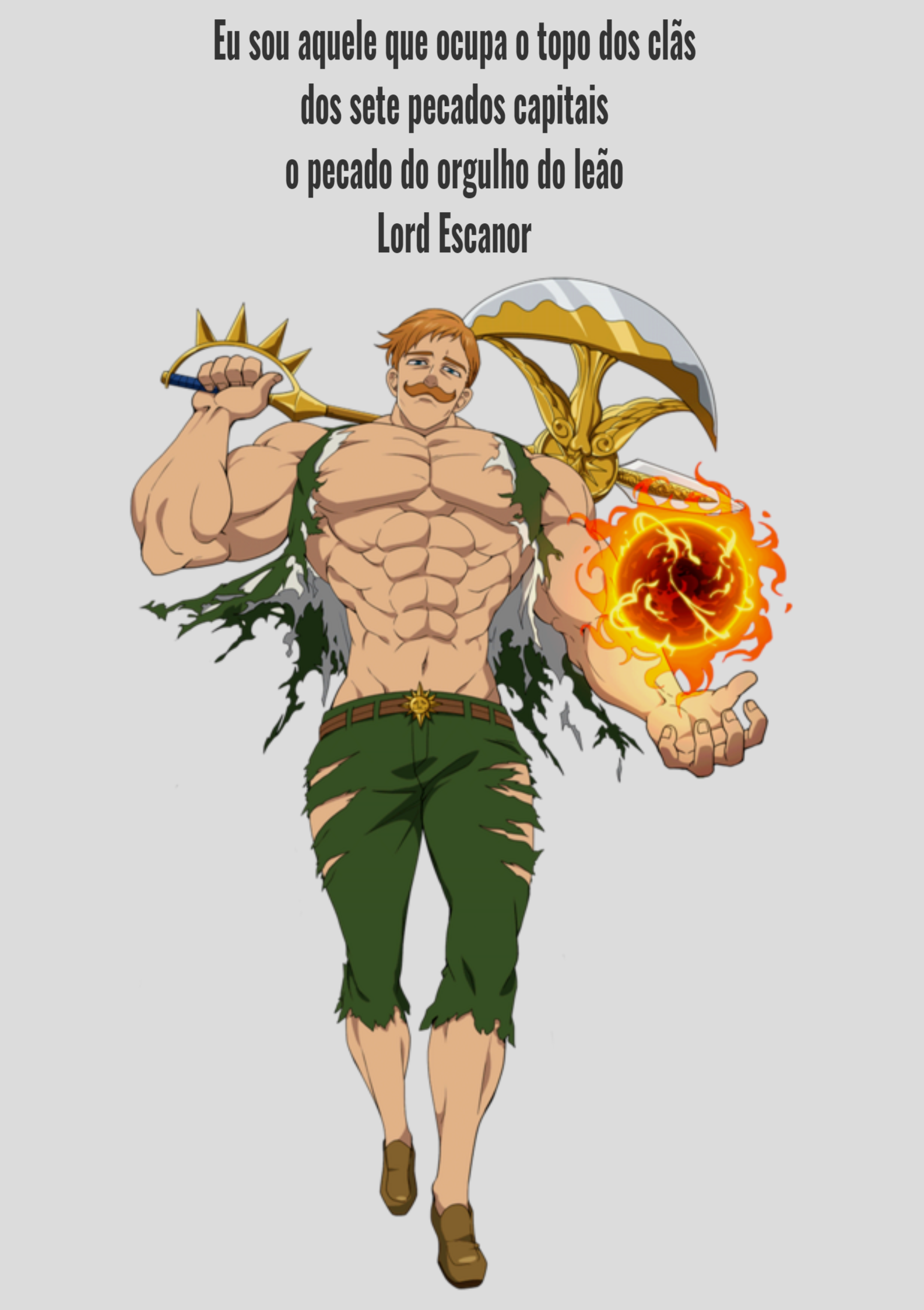 Nome do produto: Poster Escanor