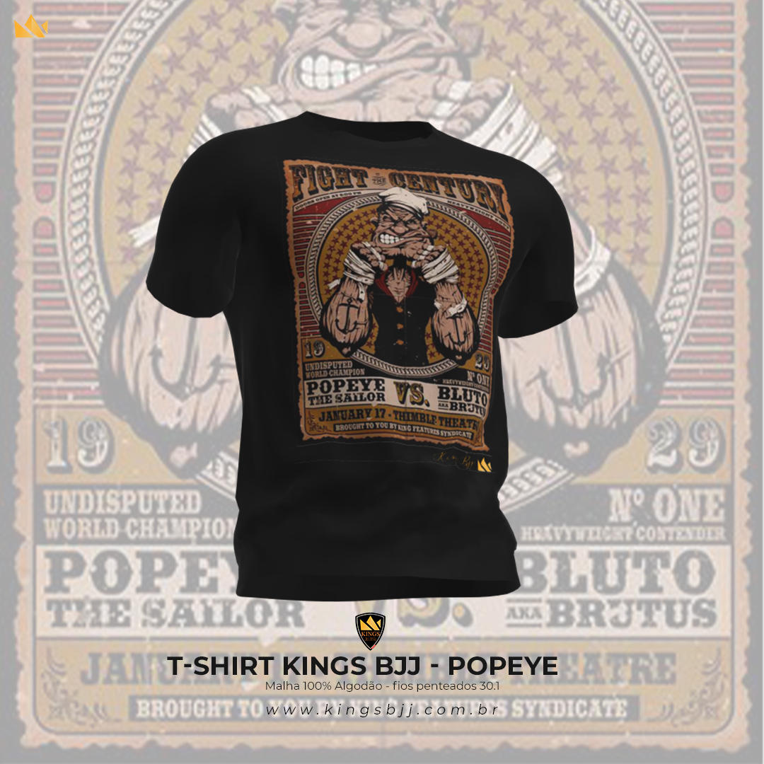 Nome do produto  Camisa Kings Bjj - Popeye
