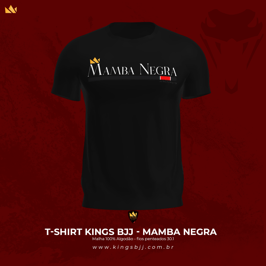 Nome do produto  Camisa Kings Bjj - Black Mamba