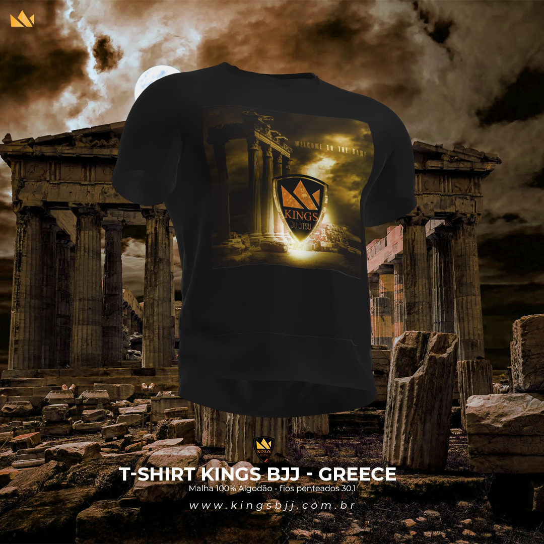 Nome do produto  Camisa Kings Bjj - Greece