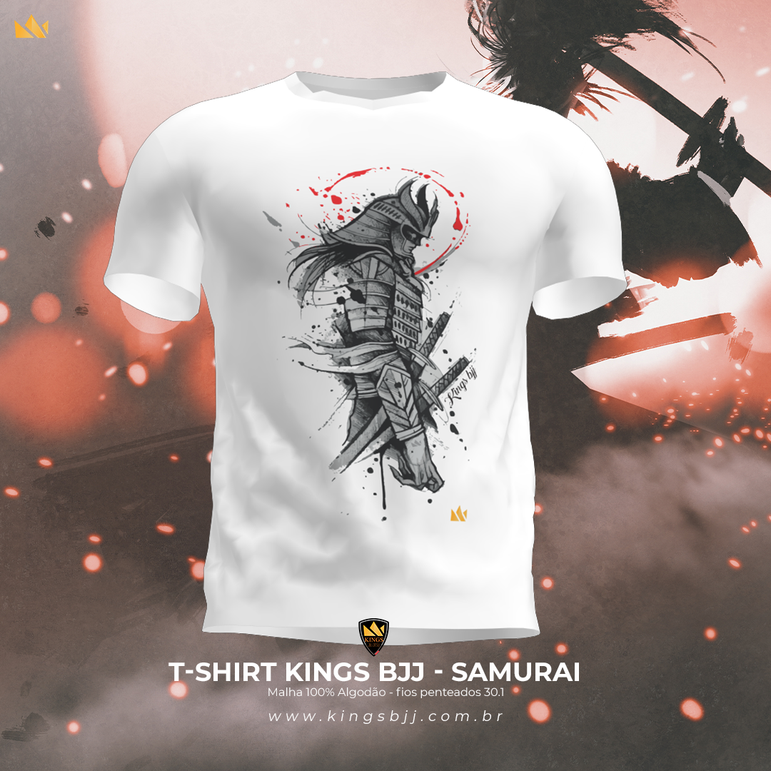 Nome do produto  Camisa Kings Bjj - Samurai
