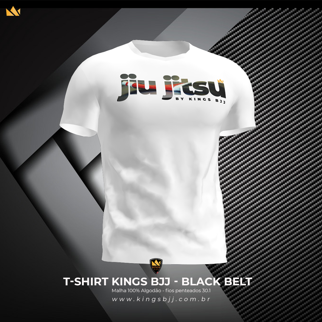 Nome do produto  Camisa Kings Bjj - Black Belt