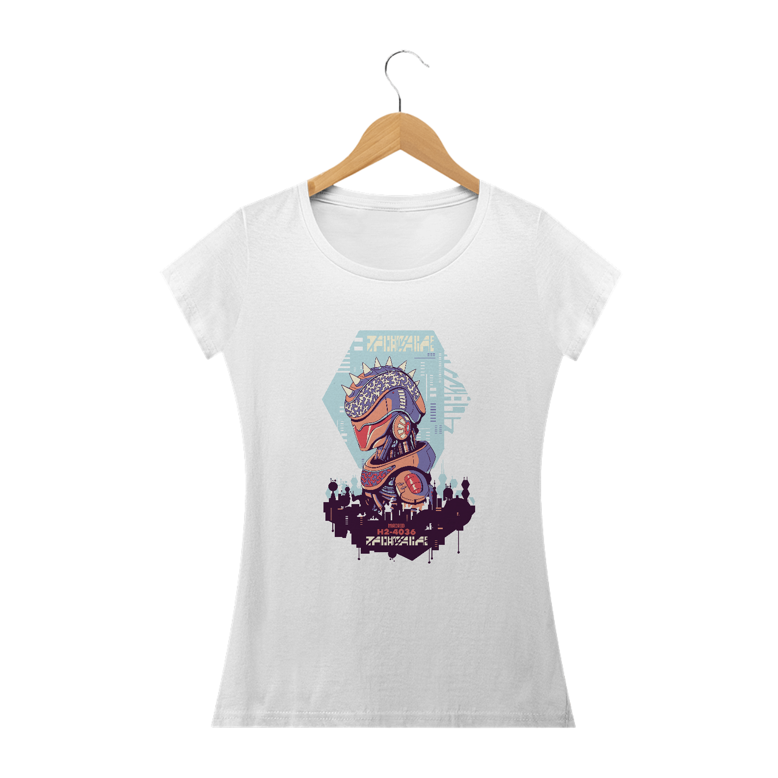 Camiseta Cyberpunk Madrid