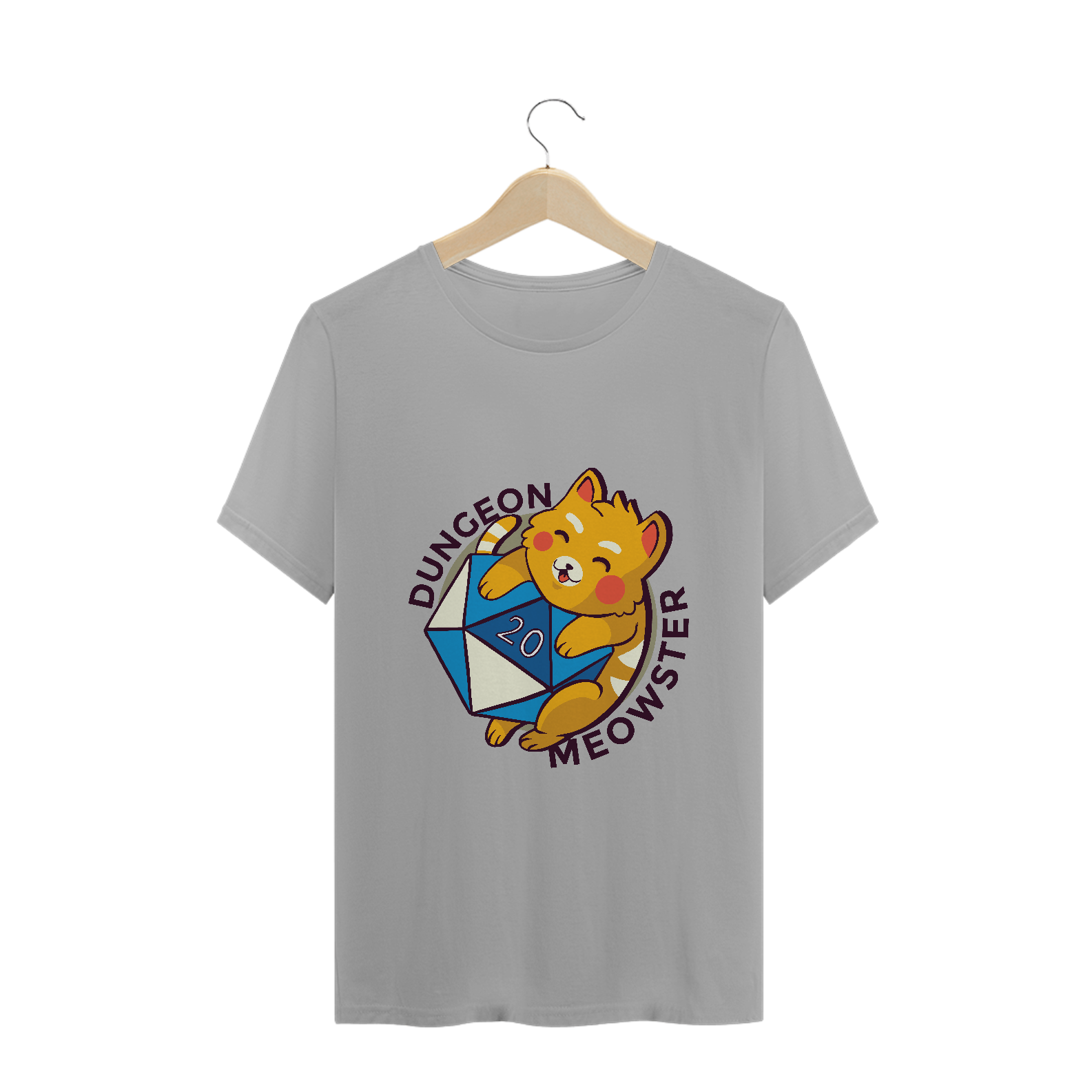Camiseta masculina Dungeon Meowster