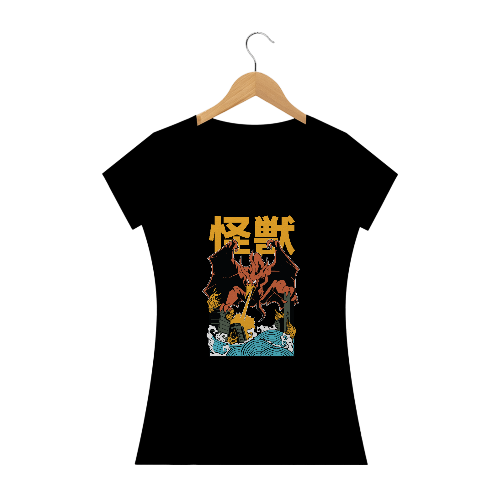 Camiseta feminina Kaiju Rhodann
