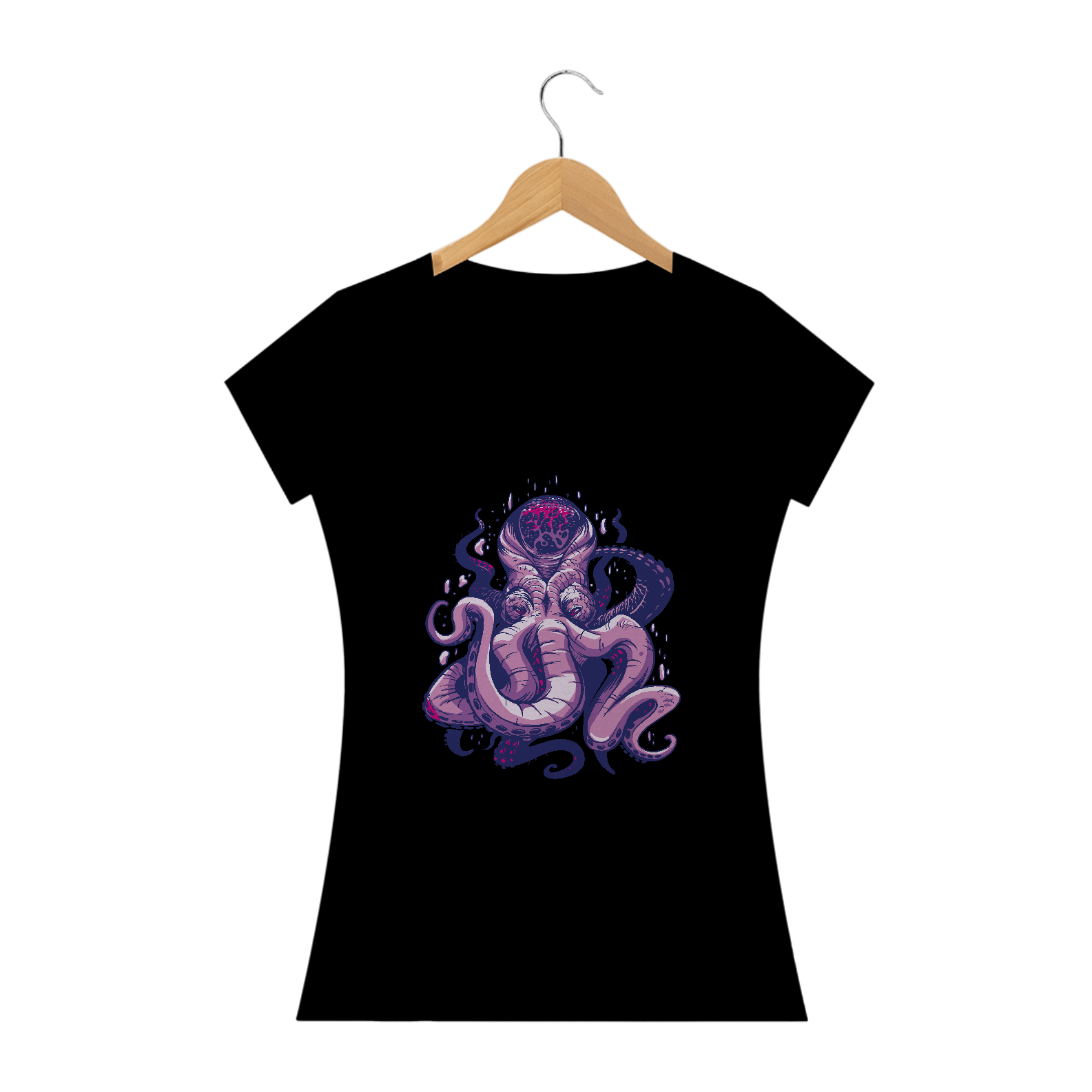Camiseta feminina Kraken