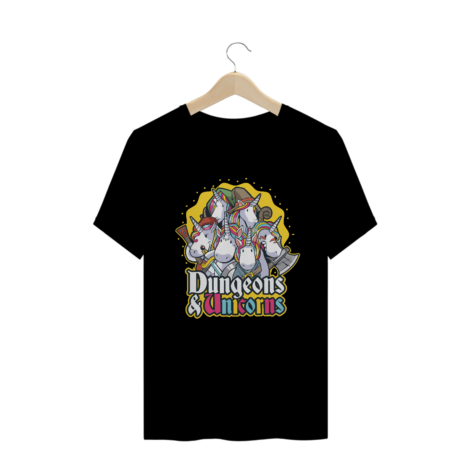 Camiseta masculina Dungeons & Unicorns