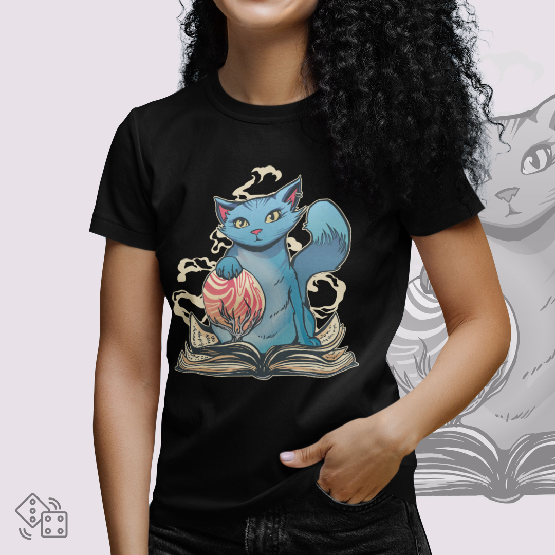 Camiseta Spell Cat [Baby Long]