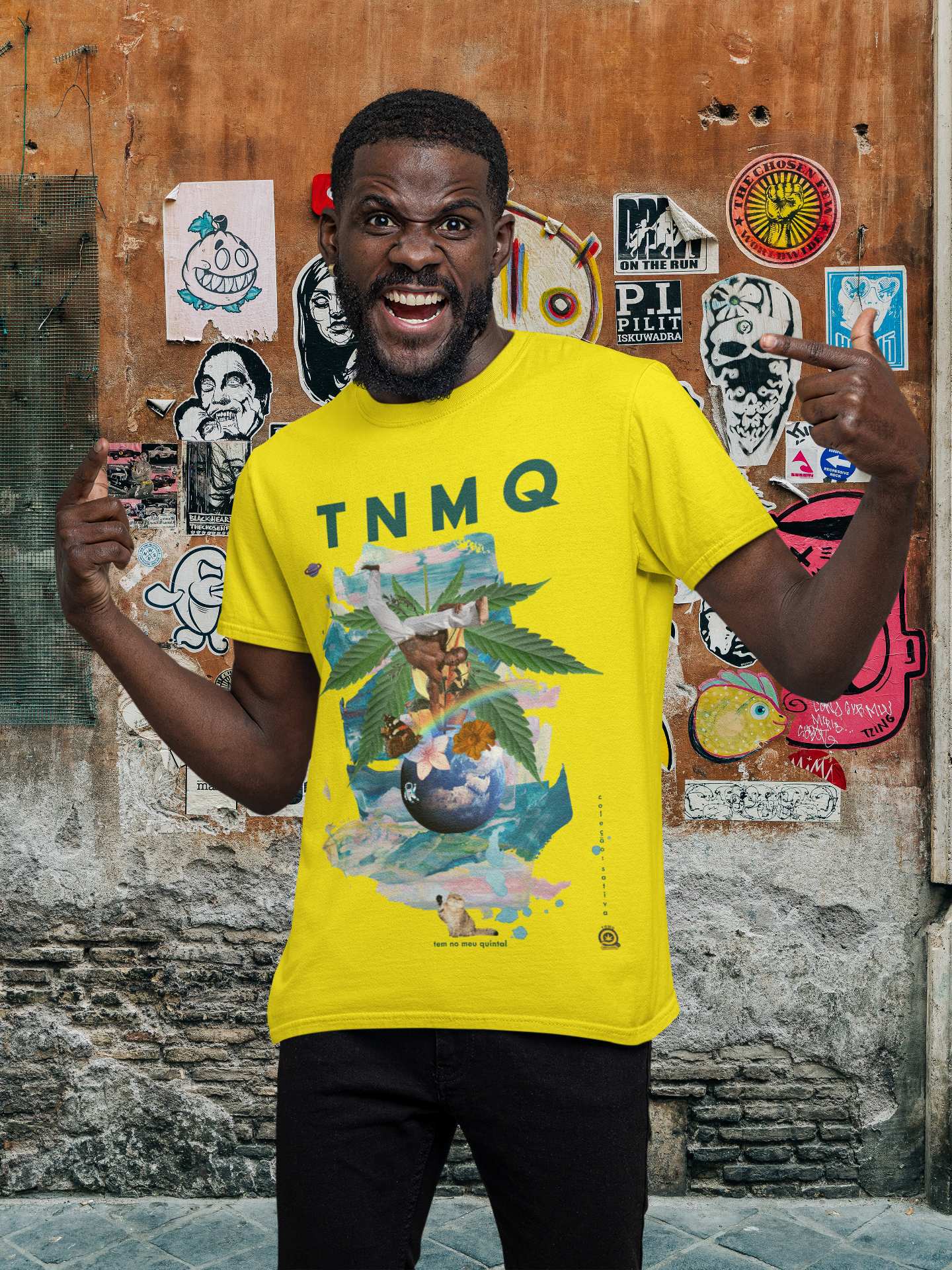 Camiseta T N M Q -  'Sativa