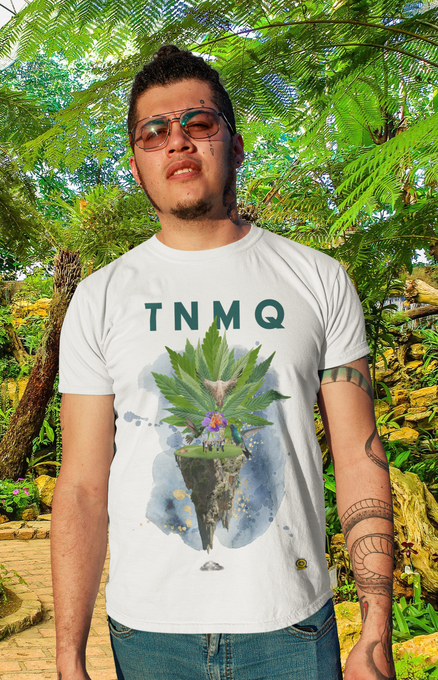 Camiseta T N M Q -  'Sativa