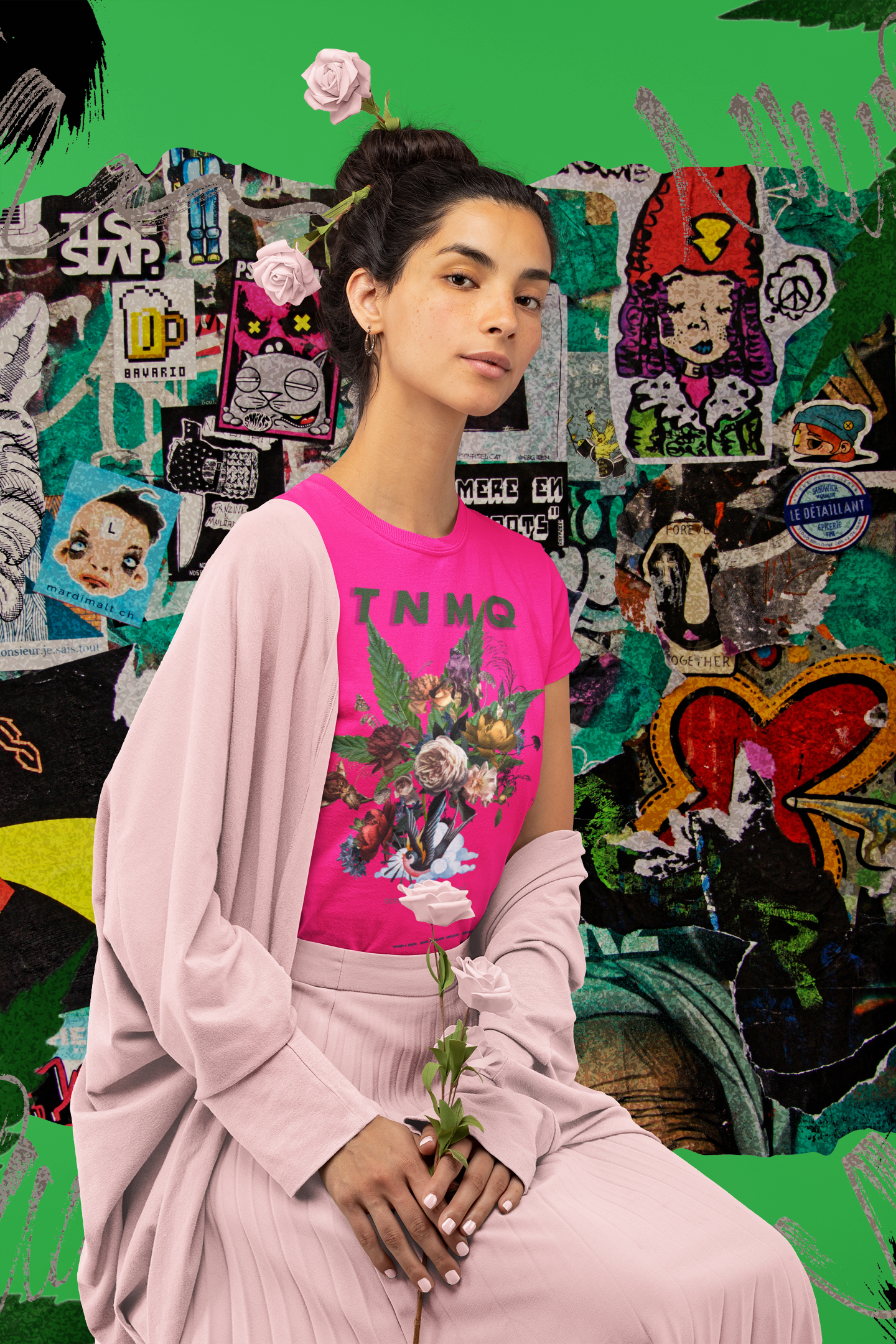 Camiseta T N M Q -  Série 