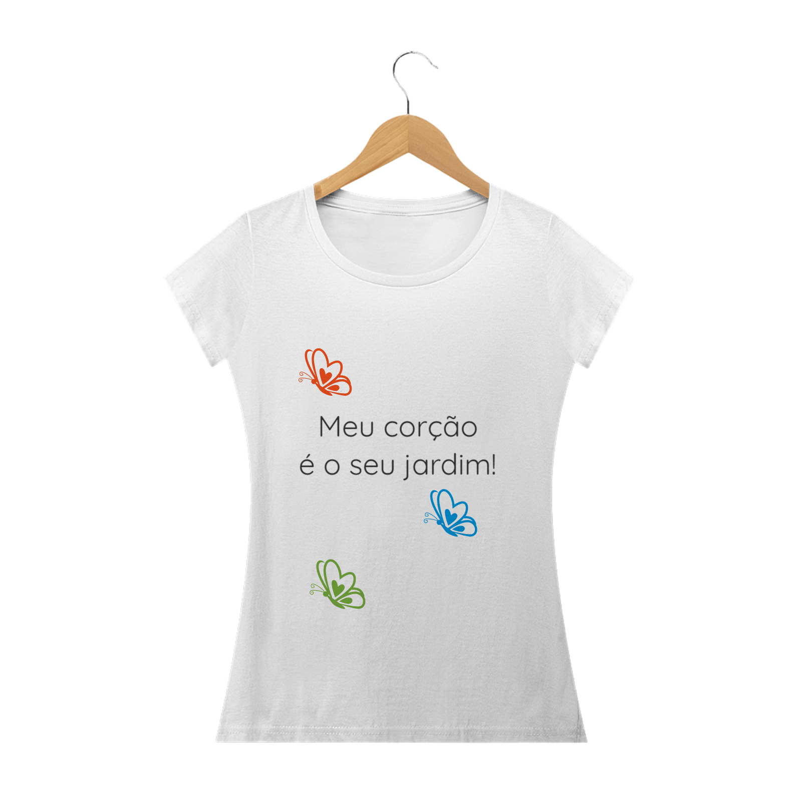 Blusa feminina com mensagem