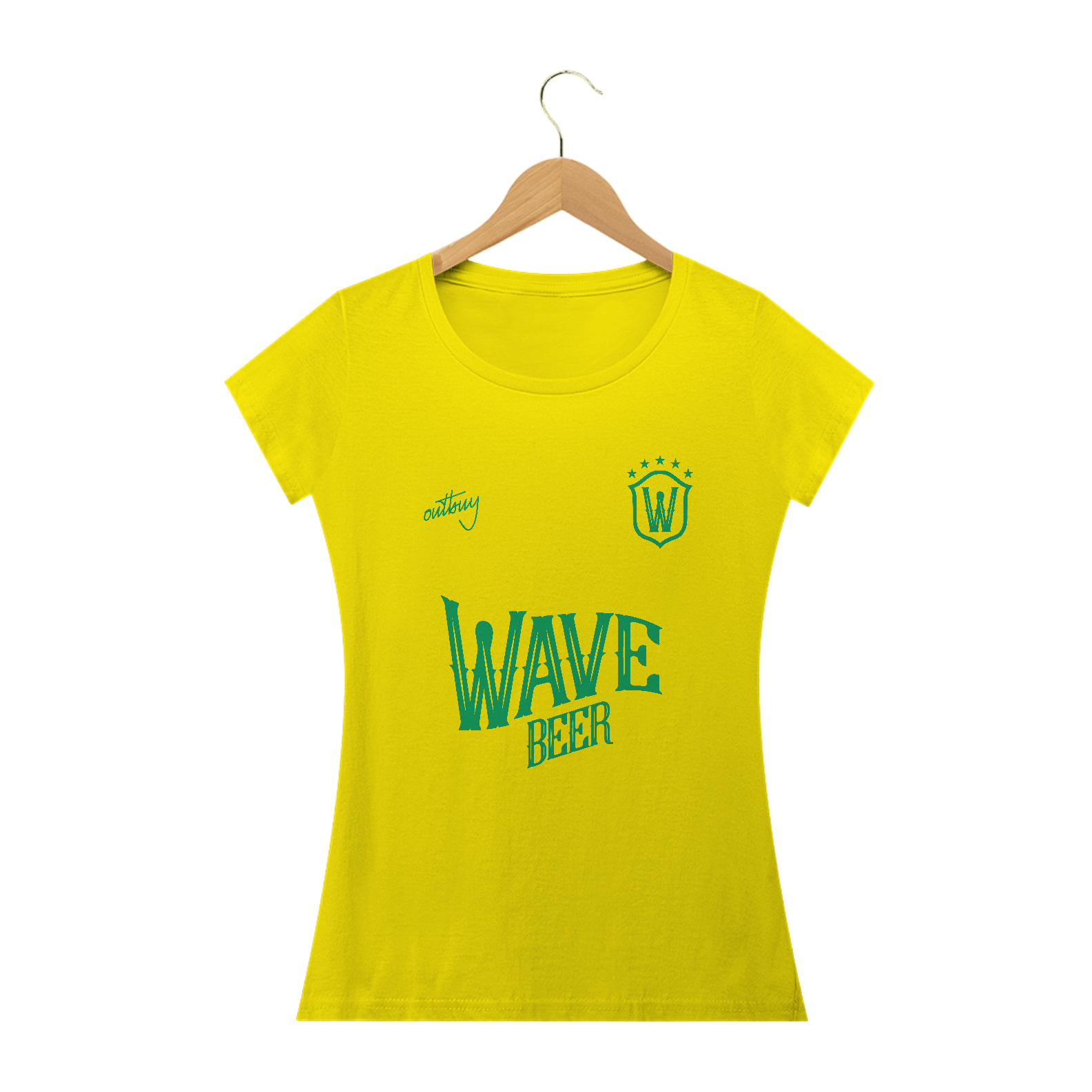 Blusa Feminina Wave Beer Titular Copa 2022