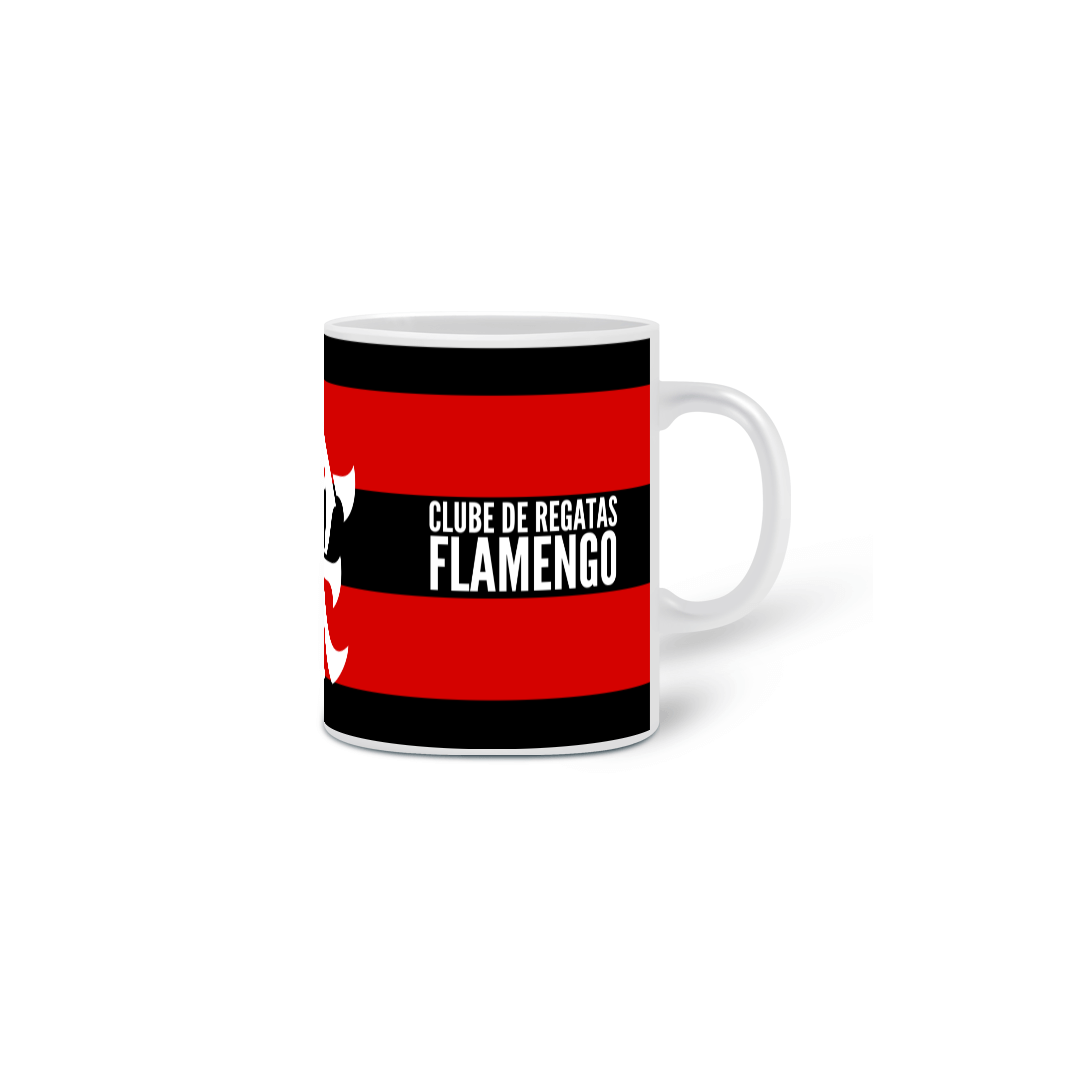 Caneca Listrada Clube de Regatas Flamengo