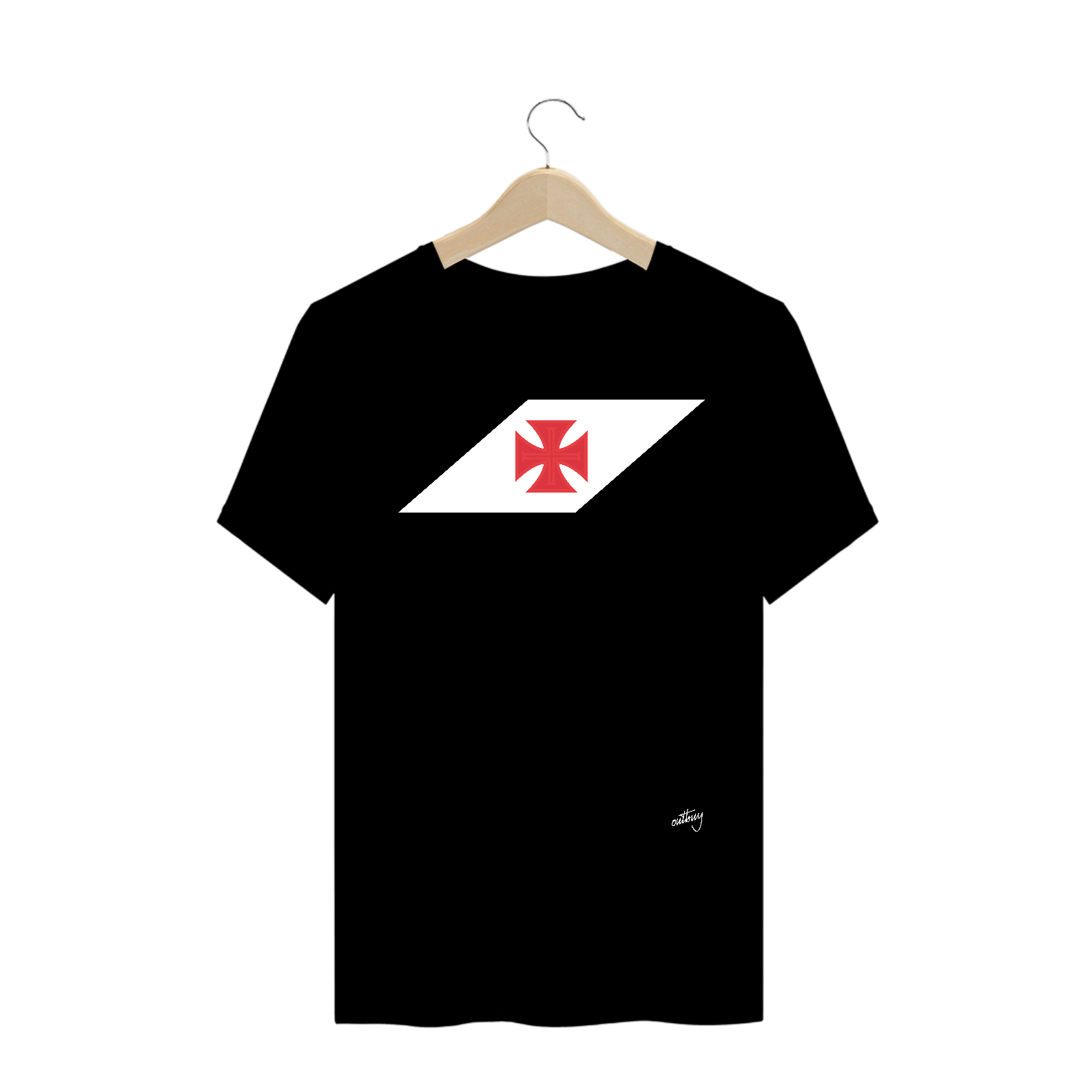 Camisa Vasco Preta Faixa Peito