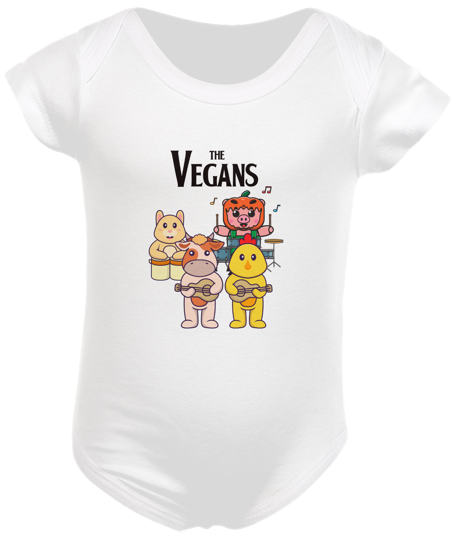 Nome do produto  Body bebê The Vegans