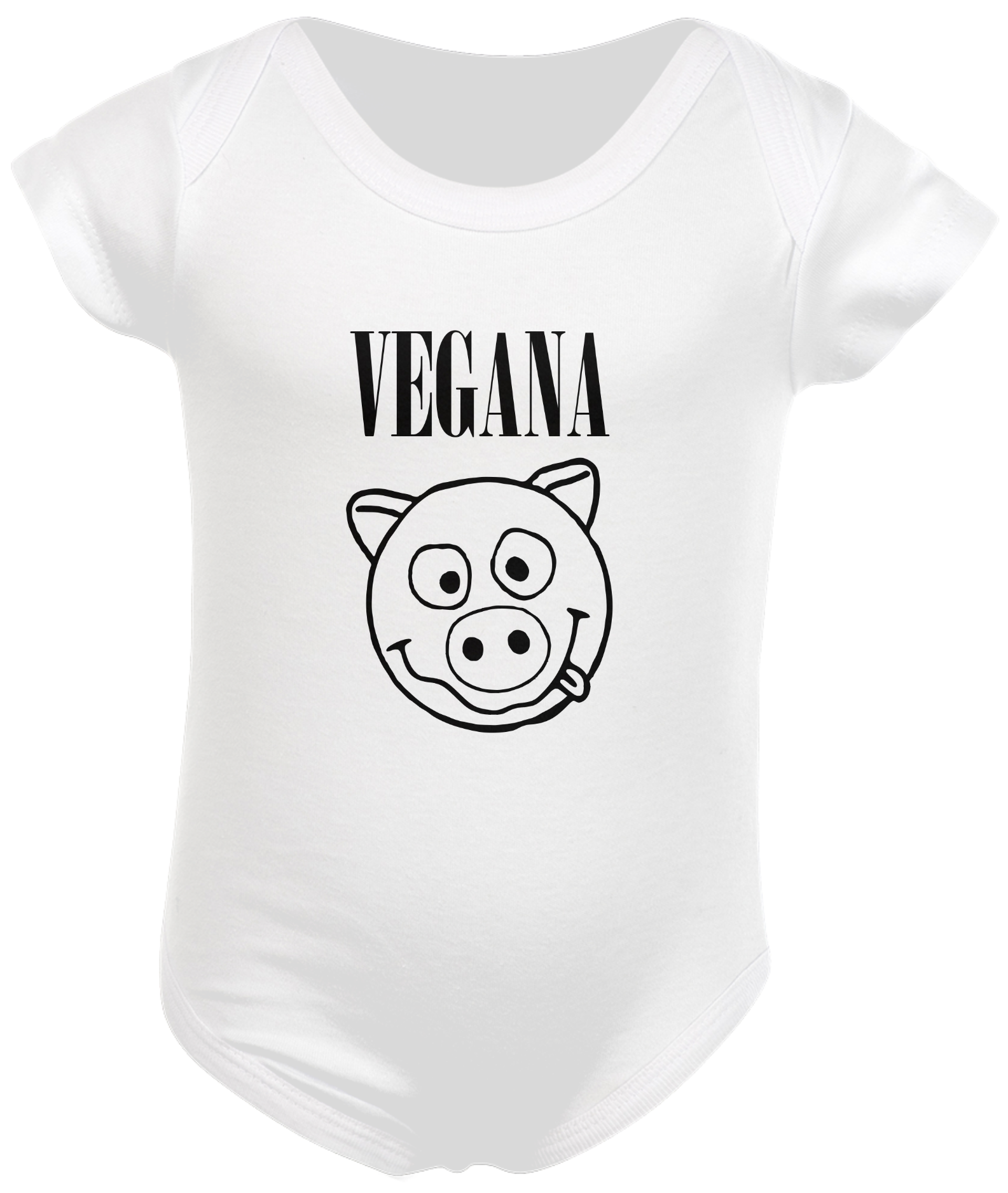 Nome do produto  Body bebê VEGANA