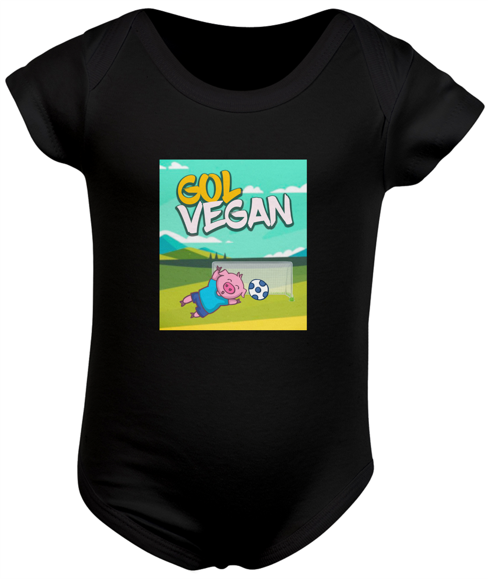 Nome do produto  Body bebê Go Vegan