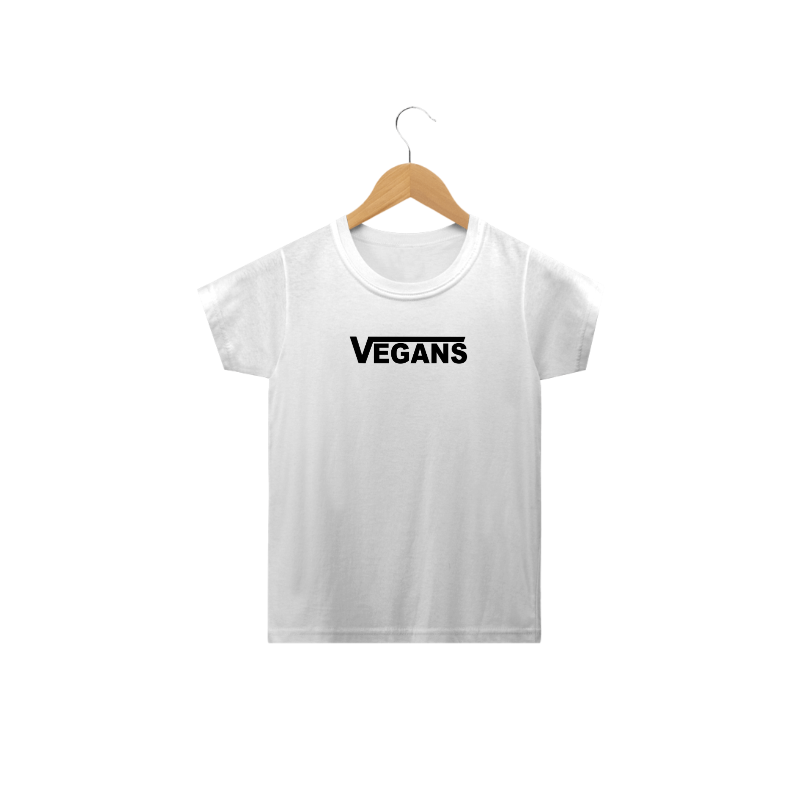 Nome do produto  Camiseta VEGANS. Tam: 2 a 14.